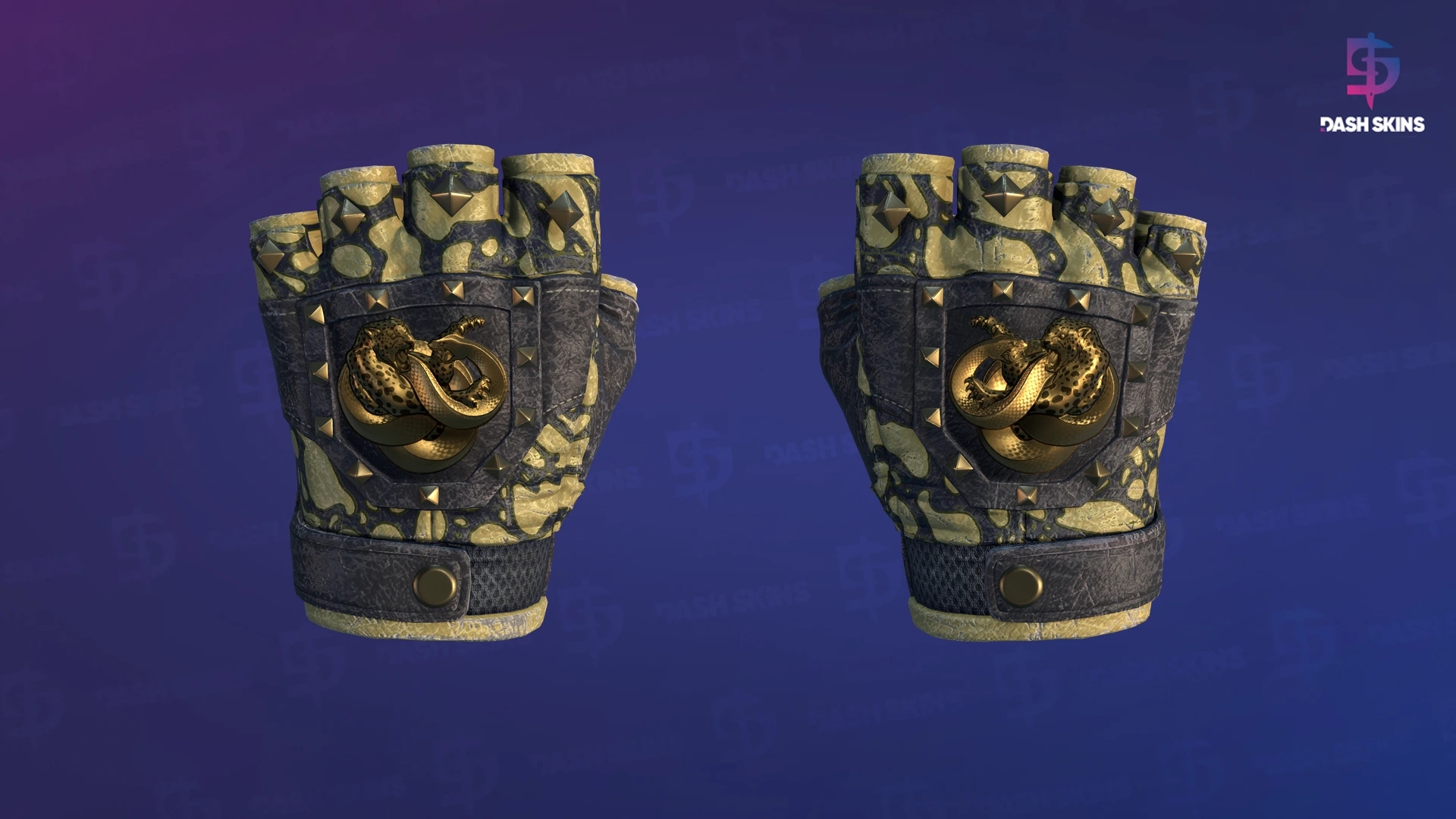 ★ Broken Fang Gloves | Yellow-banded (Well-Worn) Screenshot Playside