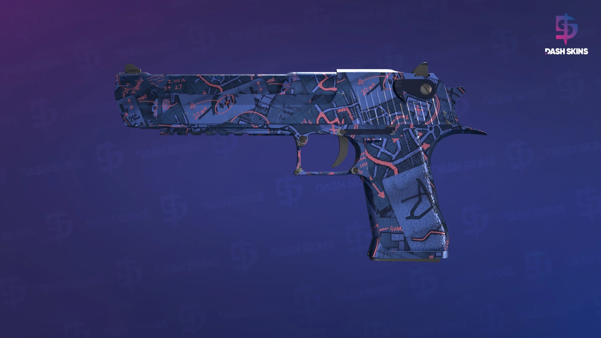 Desert Eagle | Night Heist (Factory New) Screenshot Playside