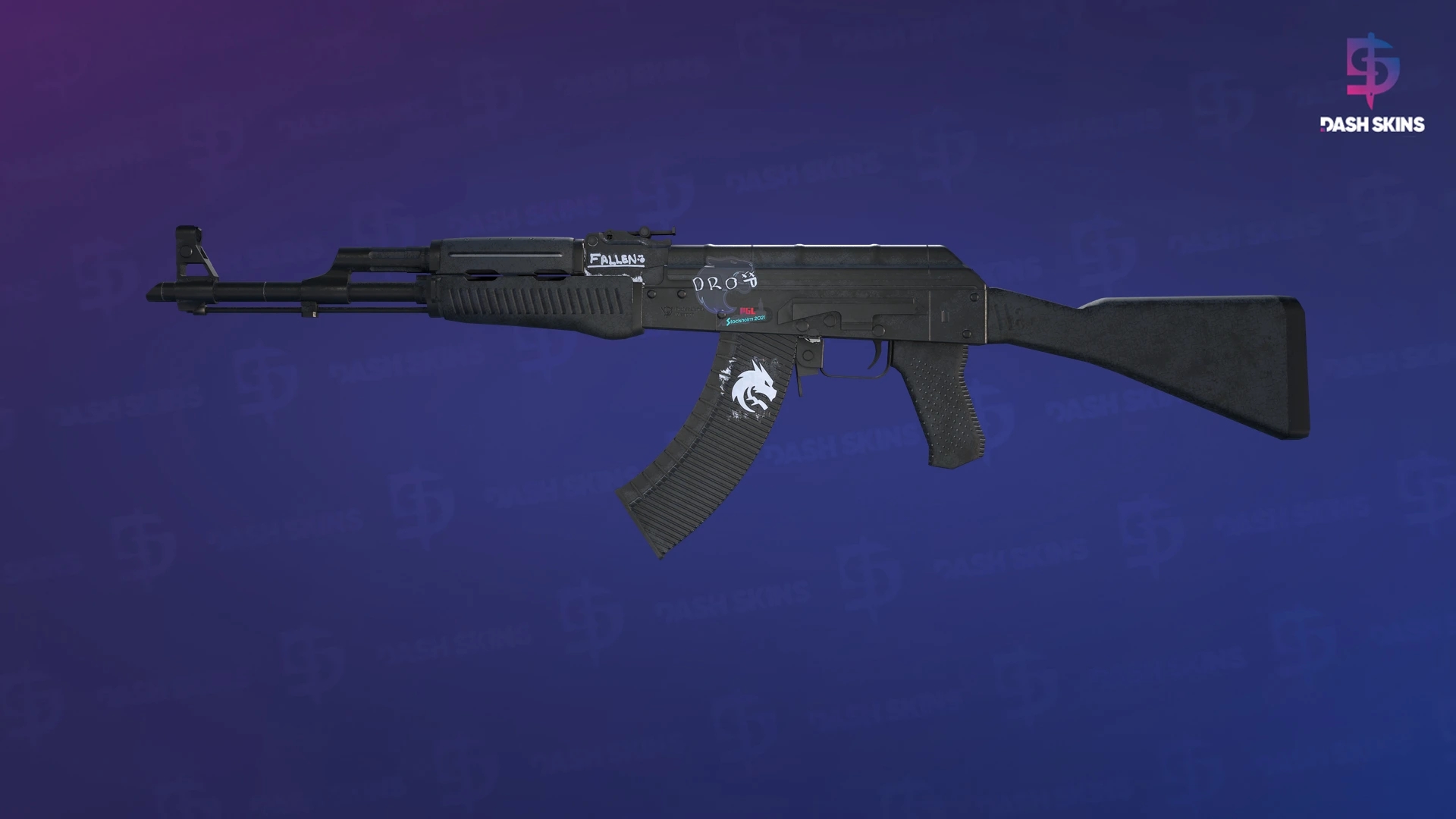 AK-47 | Slate (Battle-Scarred) Screenshot Playside