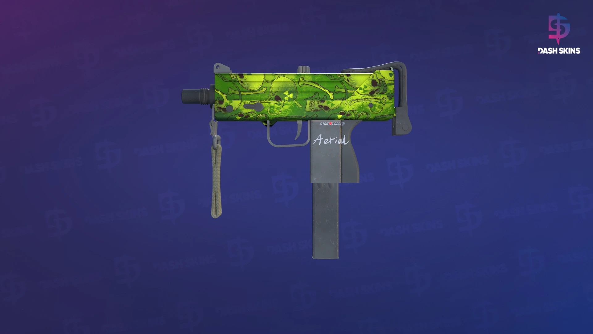 MAC-10 | Nuclear Garden (Factory New) Screenshot Playside