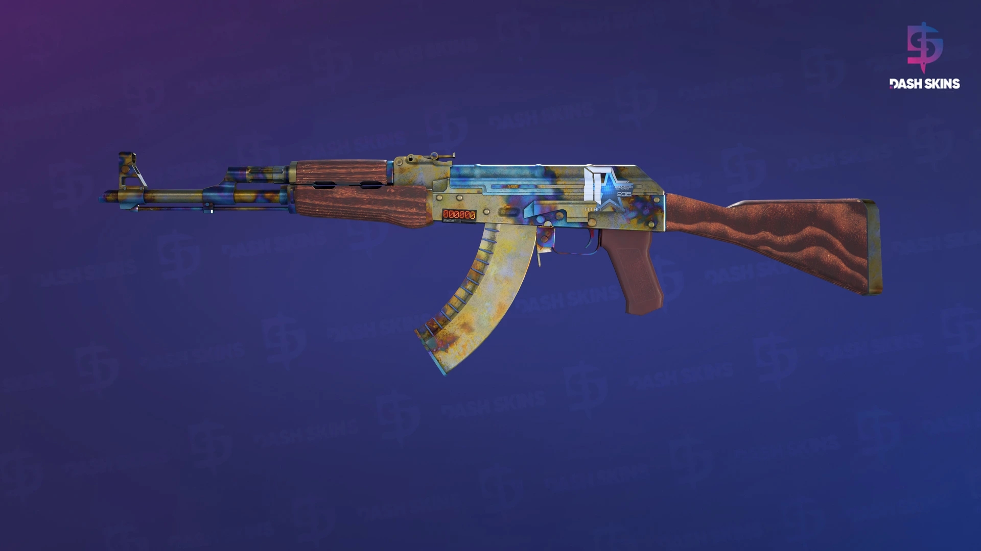 StatTrak™ AK-47 | Case Hardened (Field-Tested) Screenshot Playside