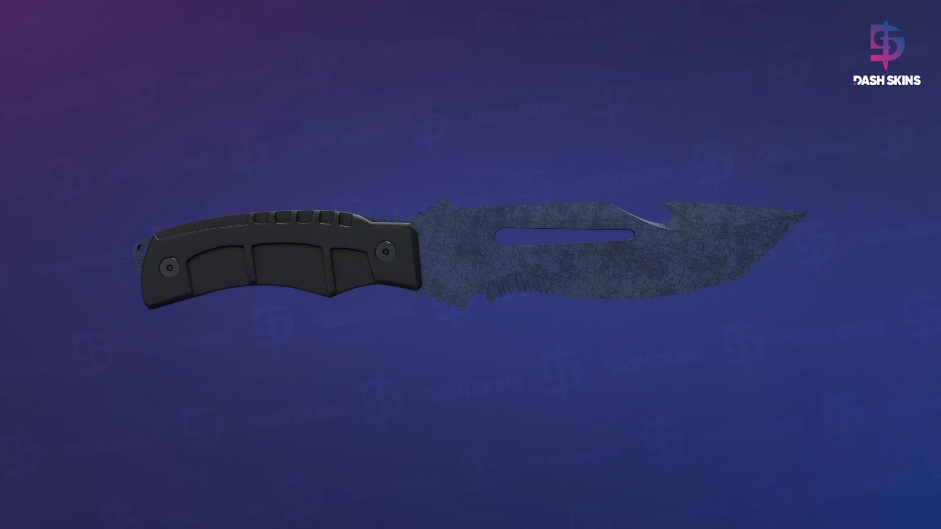 ★ Survival Knife | Blue Steel (Battle-Scarred) Screenshot Playside