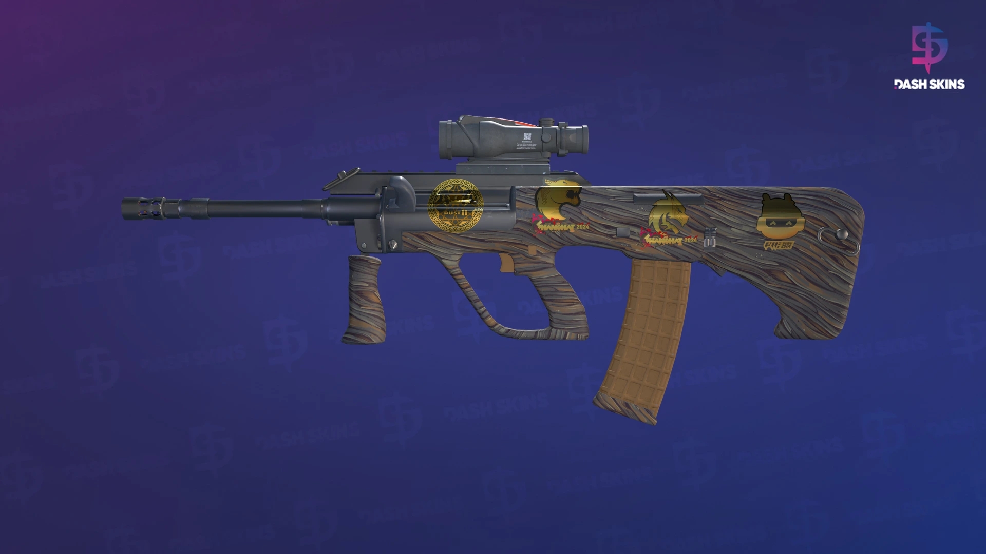 Souvenir AUG | Spalted Wood (Factory New) Screenshot Playside