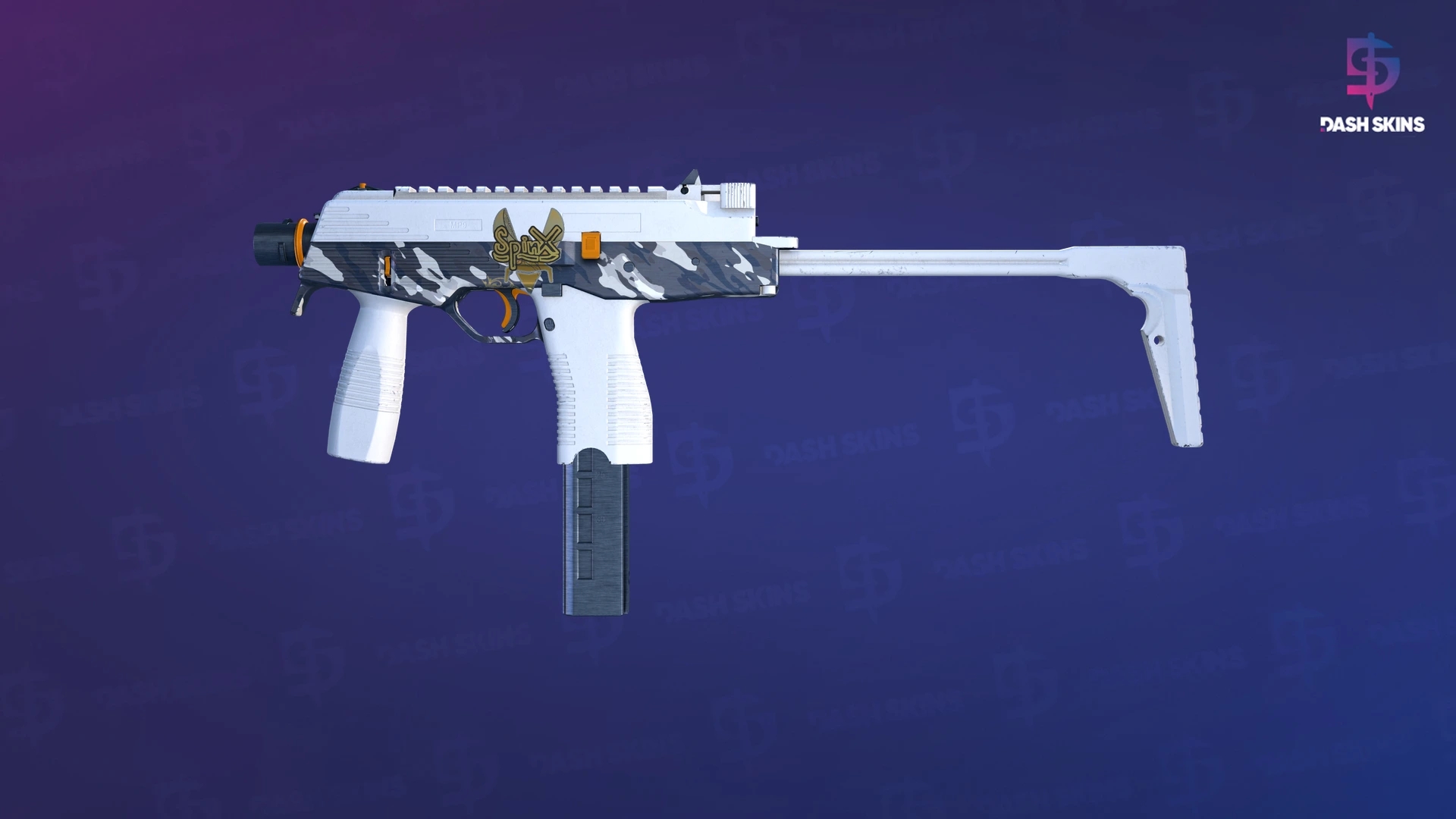 MP9 | Arctic Tri-Tone (Factory New) Screenshot Playside