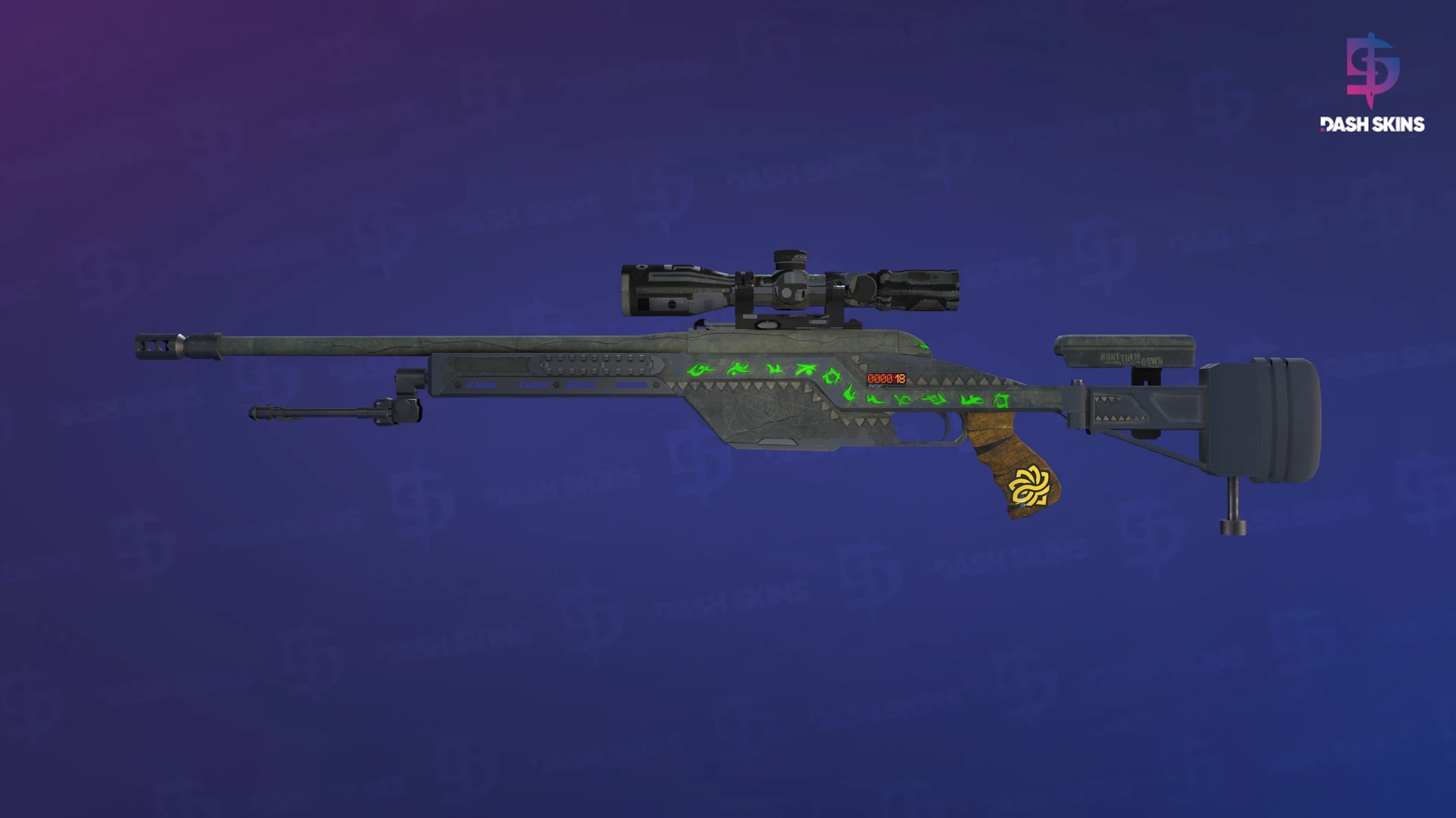 StatTrak™ SSG 08 | Necropos (Well-Worn) Screenshot Playside