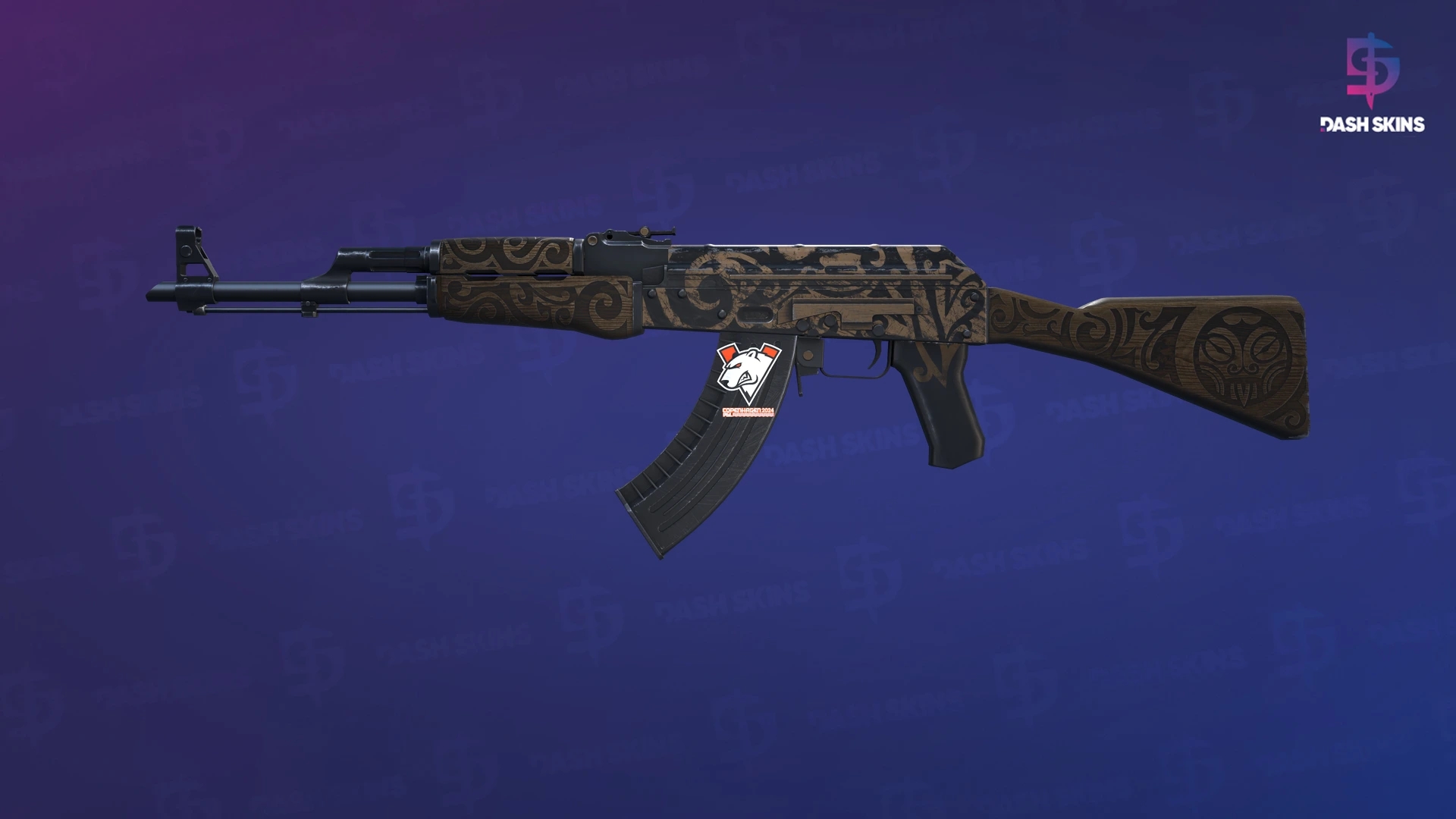 AK-47 | Uncharted (Factory New) Screenshot Playside