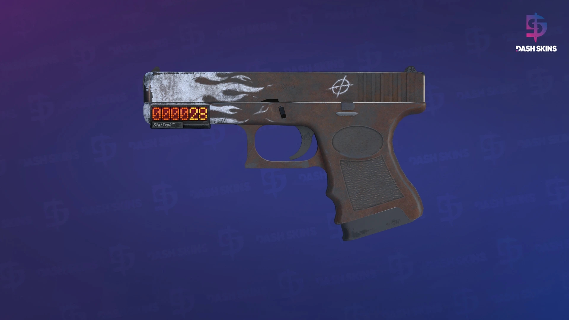 StatTrak™ Glock-18 | Oxide Blaze (Field-Tested) Screenshot Playside