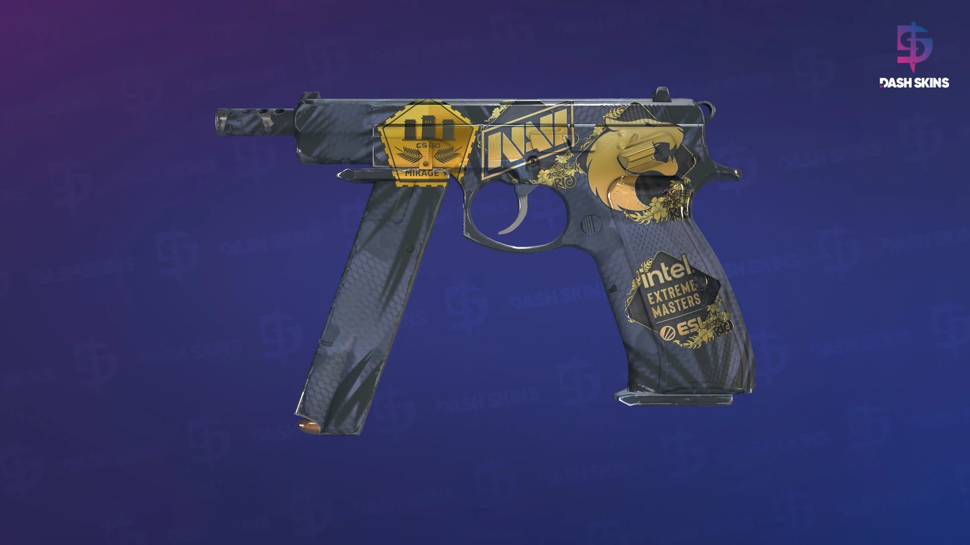 Souvenir CZ75-Auto | Midnight Palm (Minimal Wear) Screenshot Playside