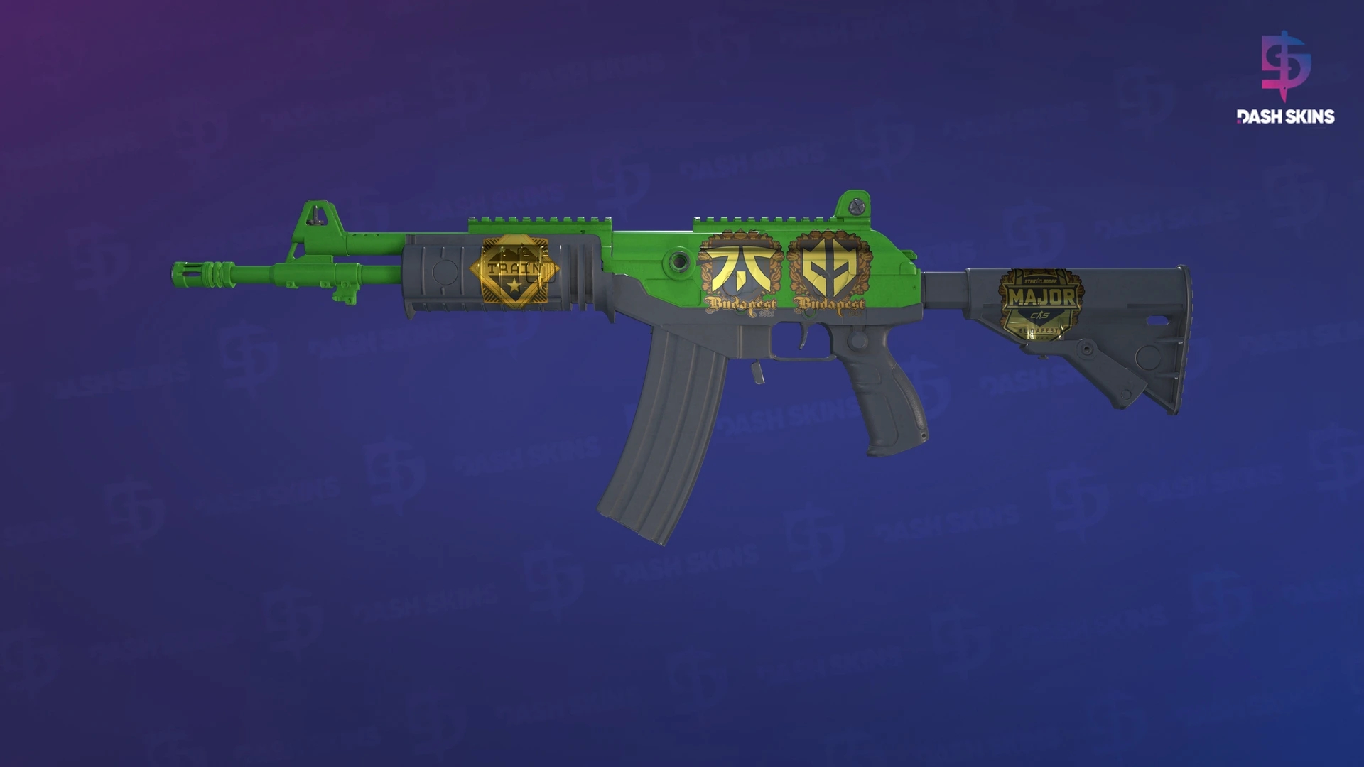 Souvenir Galil AR | Green Apple (Minimal Wear) Screenshot Playside