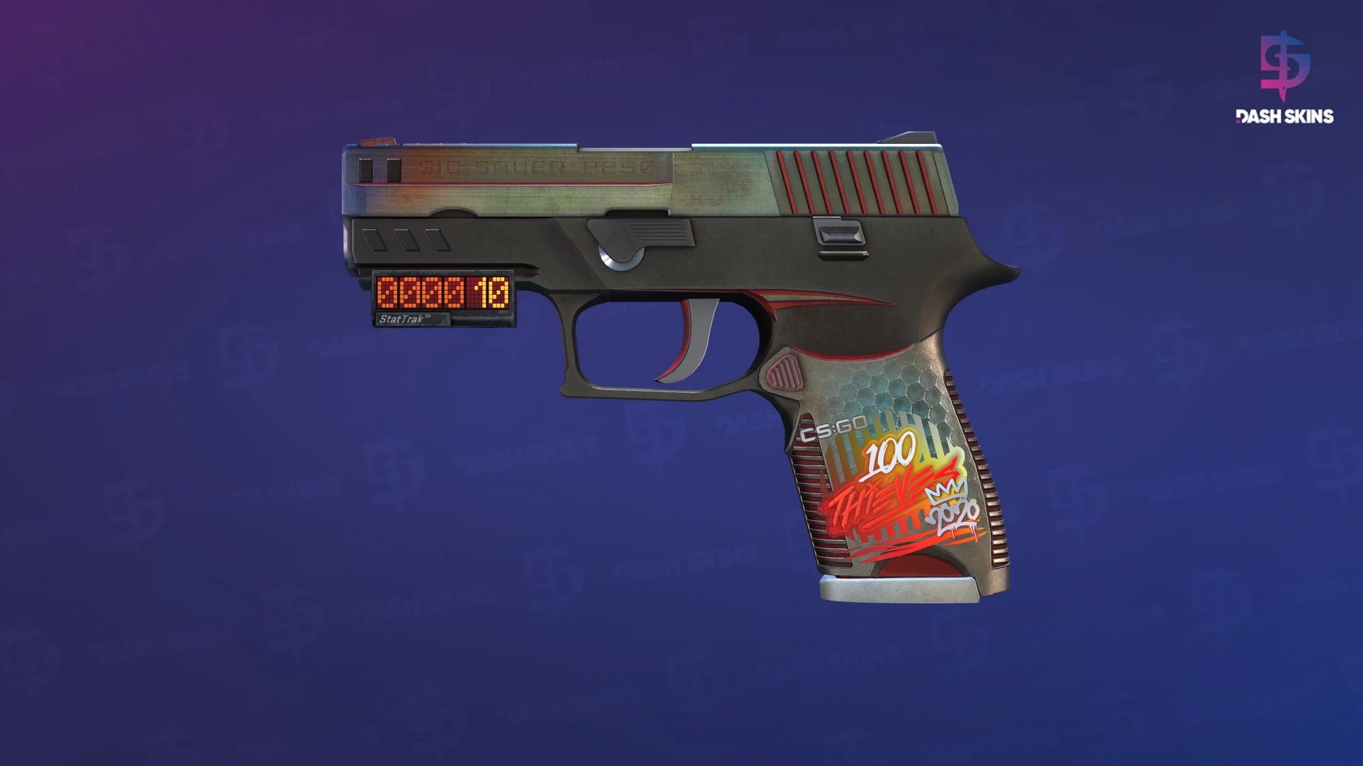StatTrak™ P250 | Cyber Shell (Field-Tested) Screenshot Playside