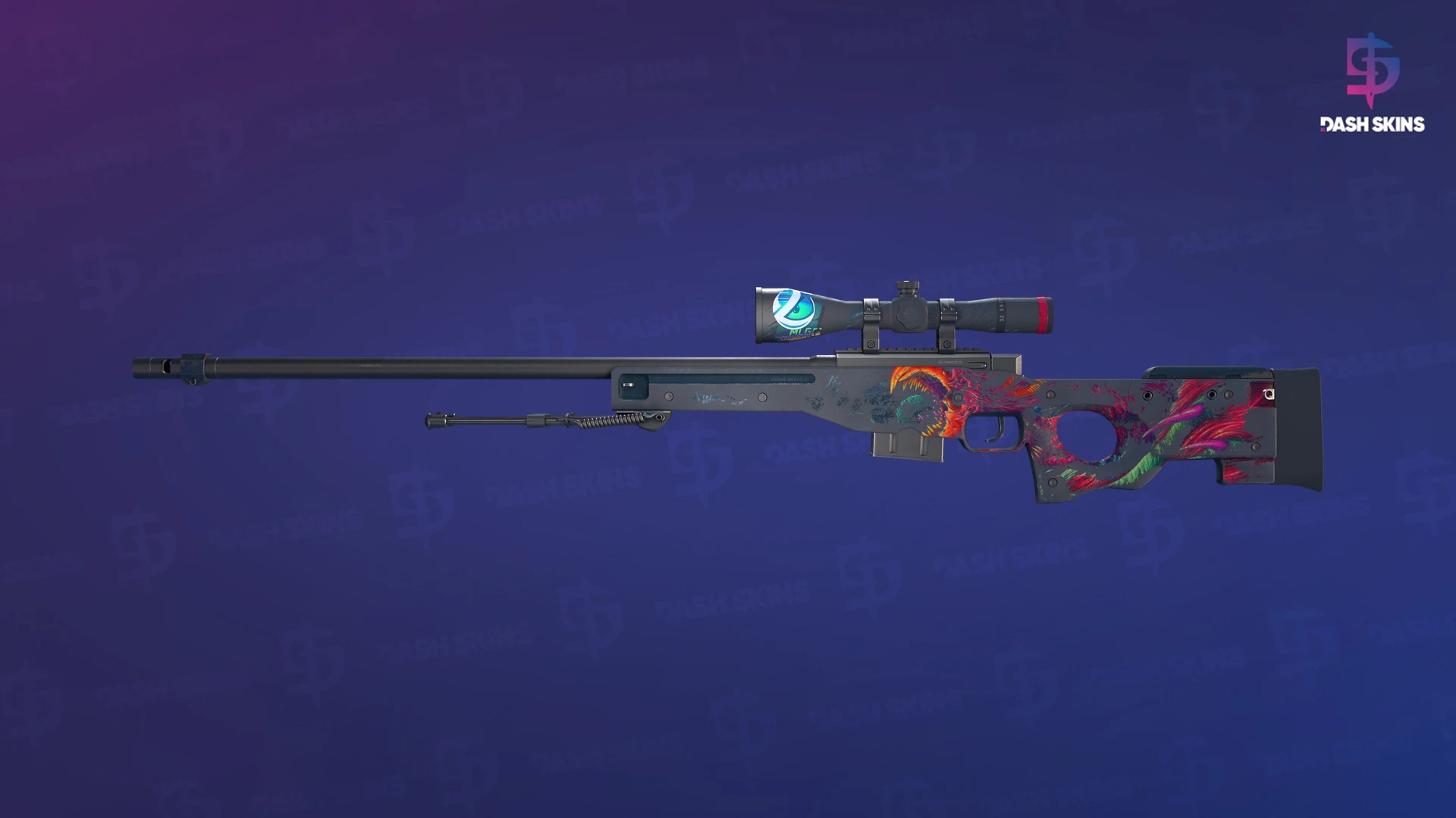 AWP | Hyper Beast (Battle-Scarred) Screenshot Playside