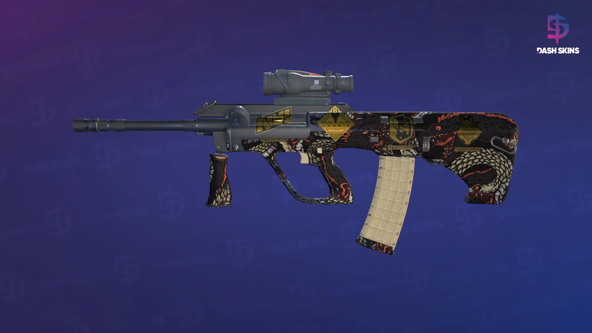 Souvenir AUG | Snake Pit (Minimal Wear) Screenshot Playside