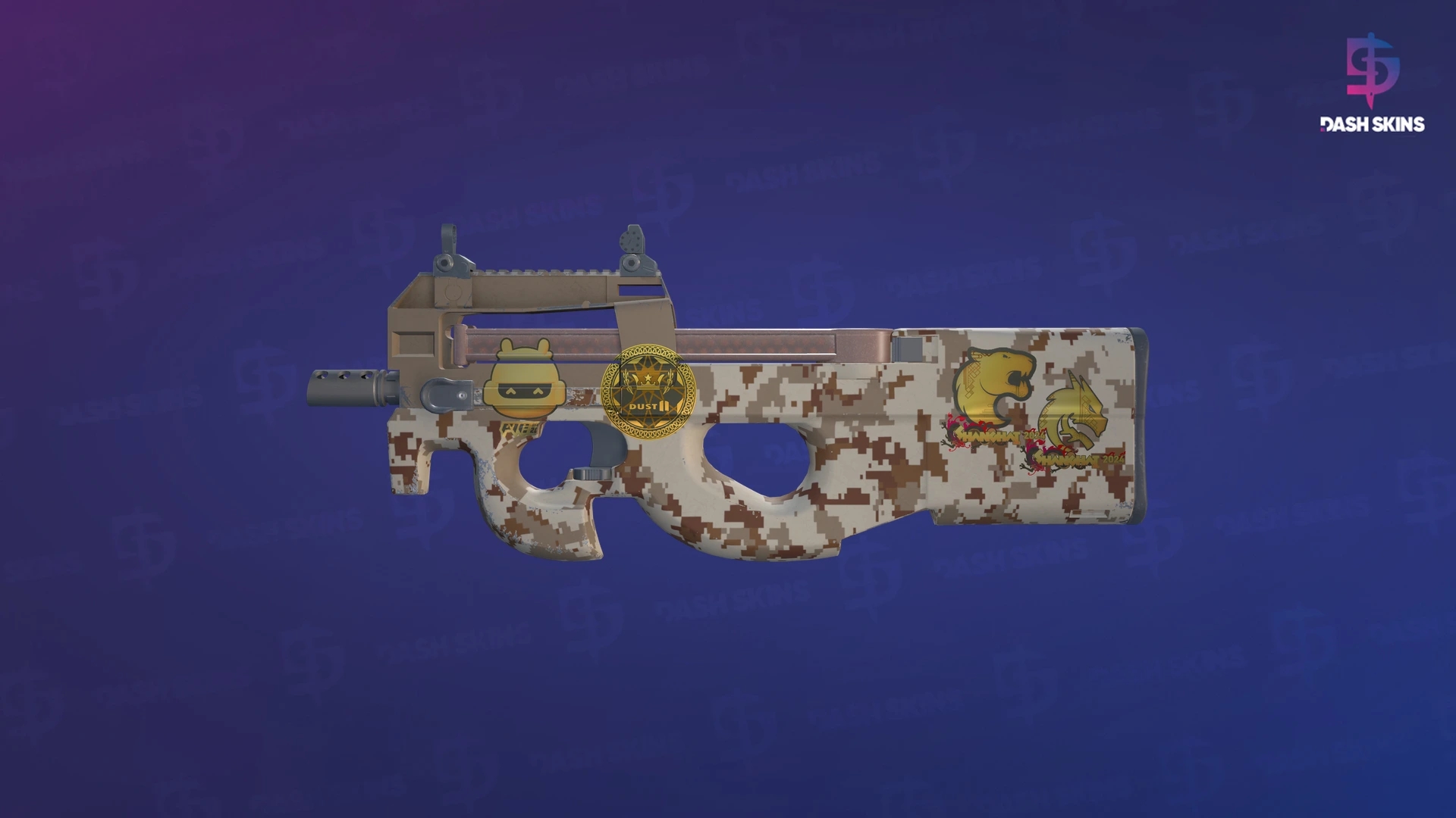 Souvenir P90 | Desert DDPAT (Factory New) Screenshot Playside