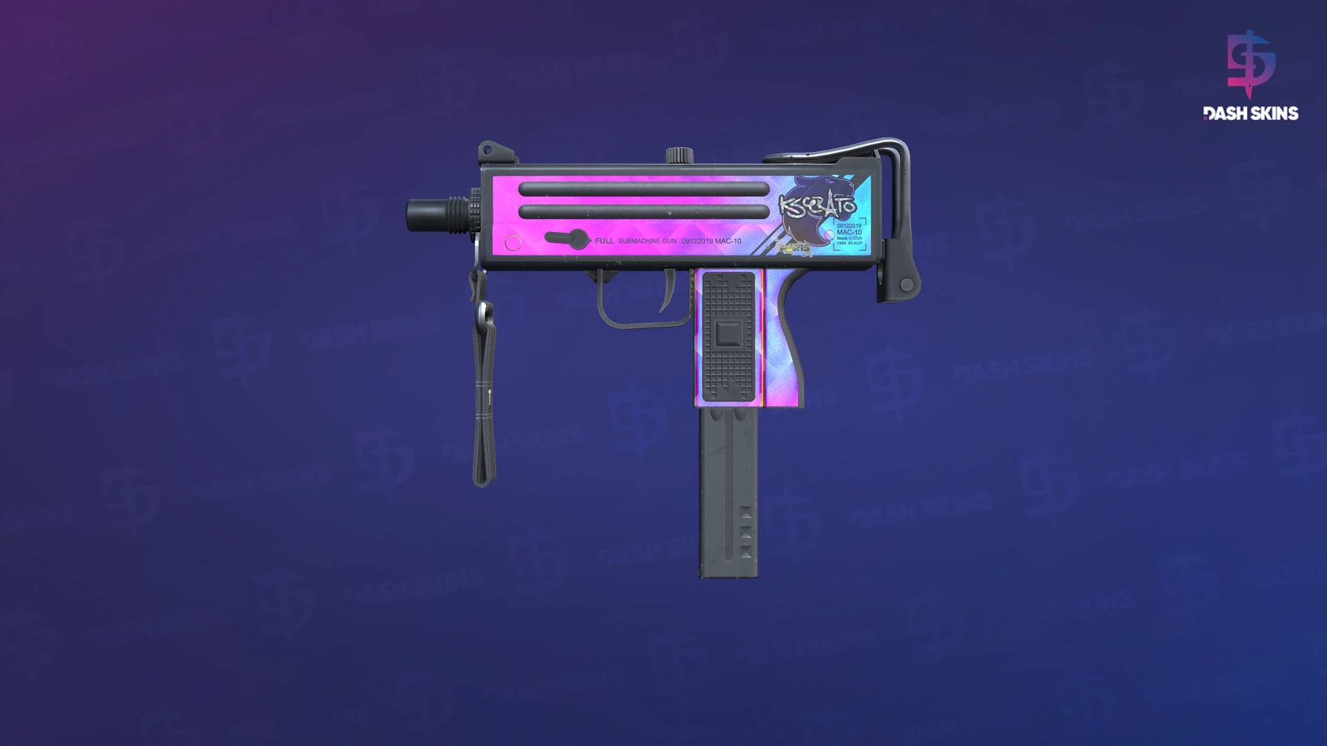 MAC-10 | Disco Tech (Field-Tested) Screenshot Playside