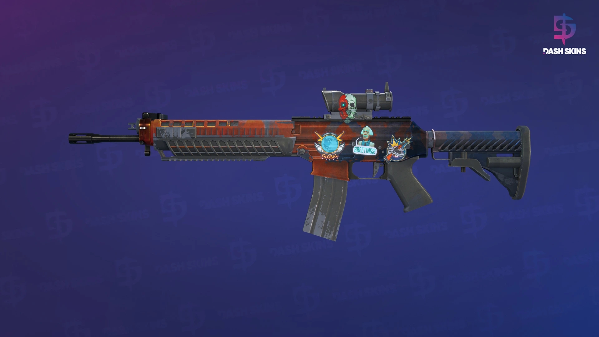 SG 553 | Danger Close (Field-Tested) Screenshot Playside
