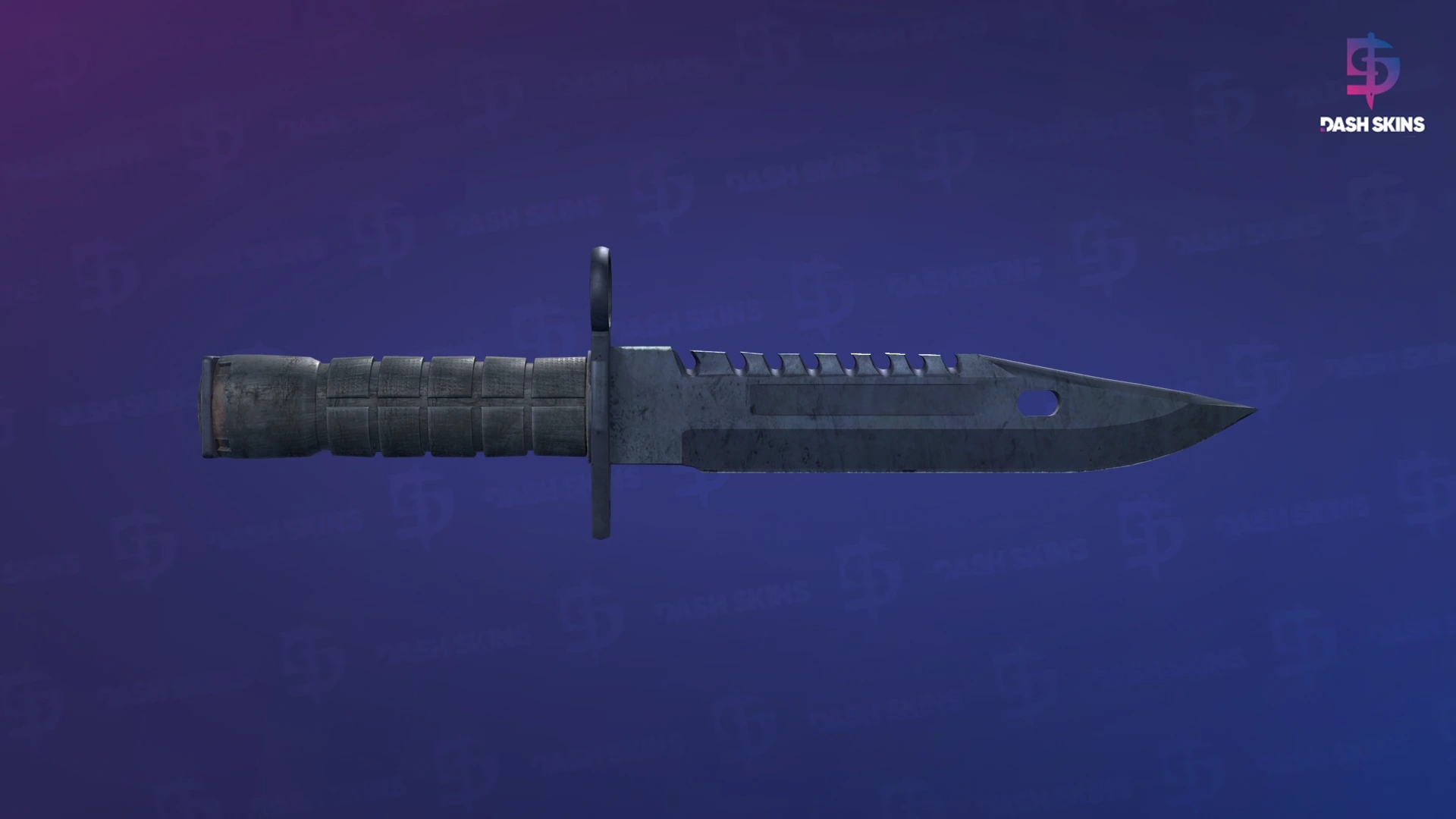 ★ M9 Bayonet | Blue Steel (Well-Worn) Screenshot Playside