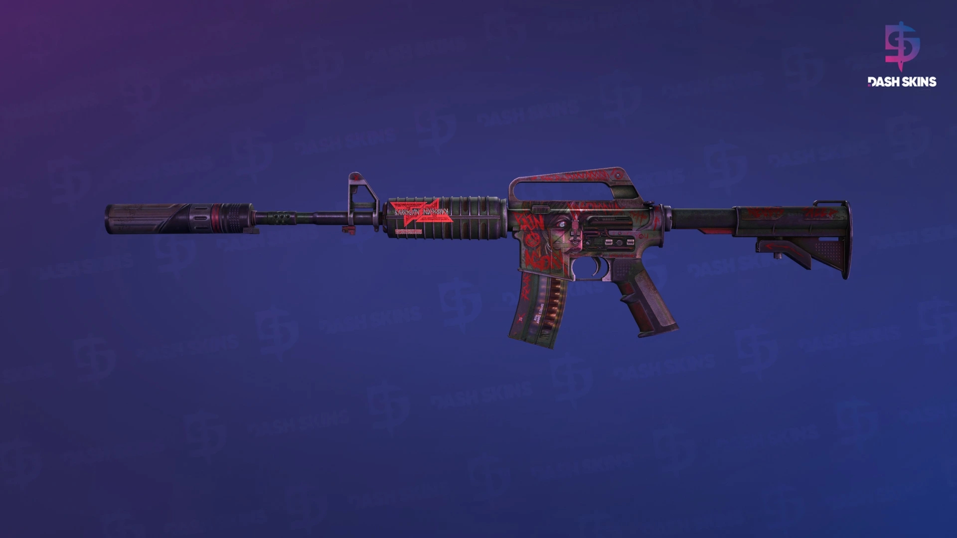 M4A1-S | Night Terror (Well-Worn) Screenshot Playside