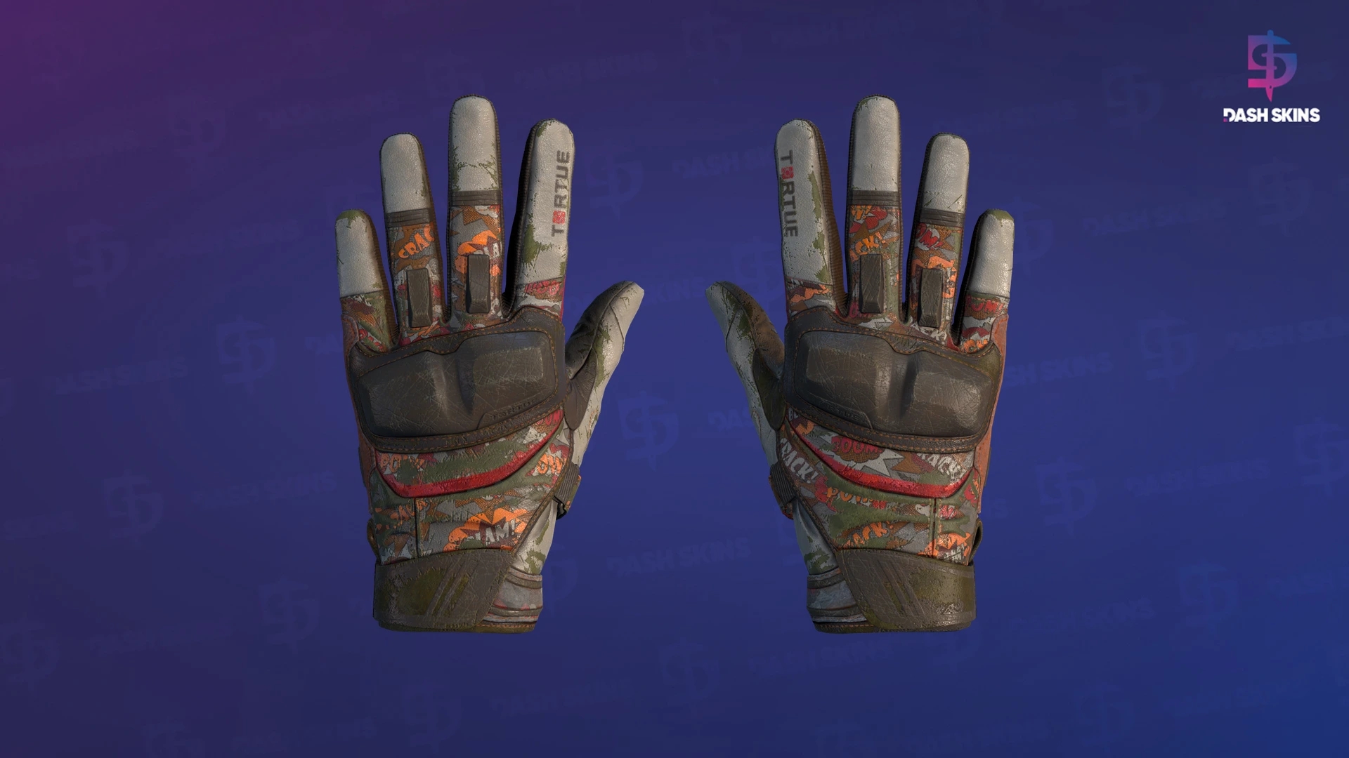 ★ Moto Gloves | POW! (Battle-Scarred) Screenshot Playside