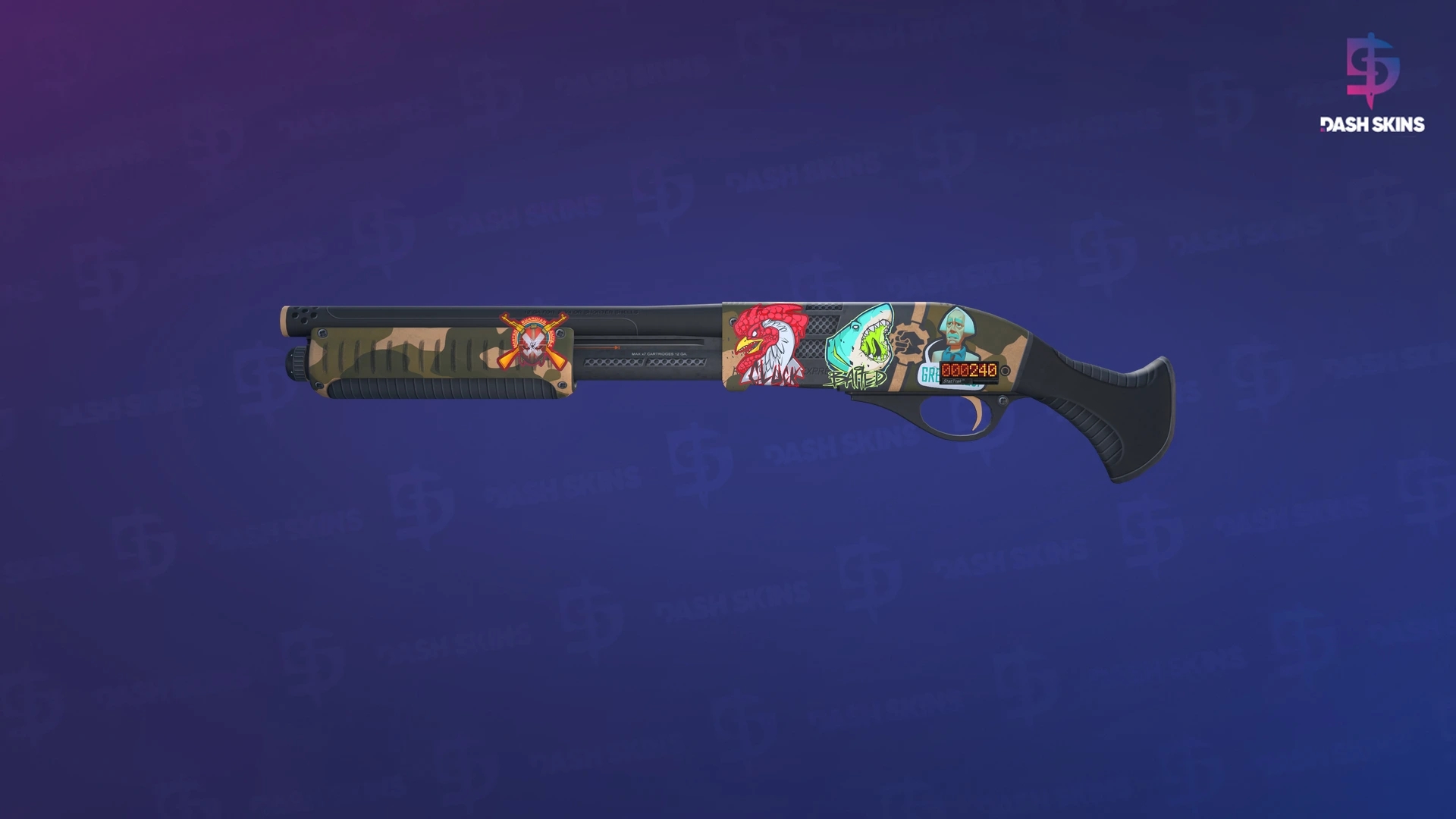 StatTrak™ Sawed-Off | Black Sand (Minimal Wear) Screenshot Playside