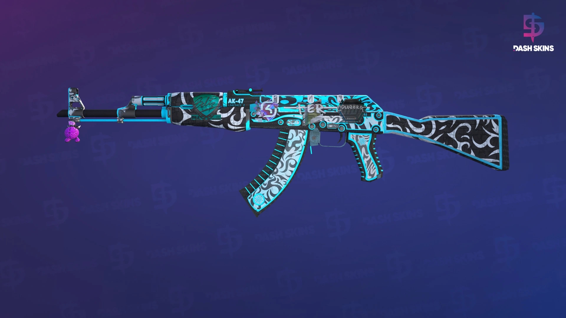 AK-47 | Frontside Misty (Field-Tested) Screenshot Playside