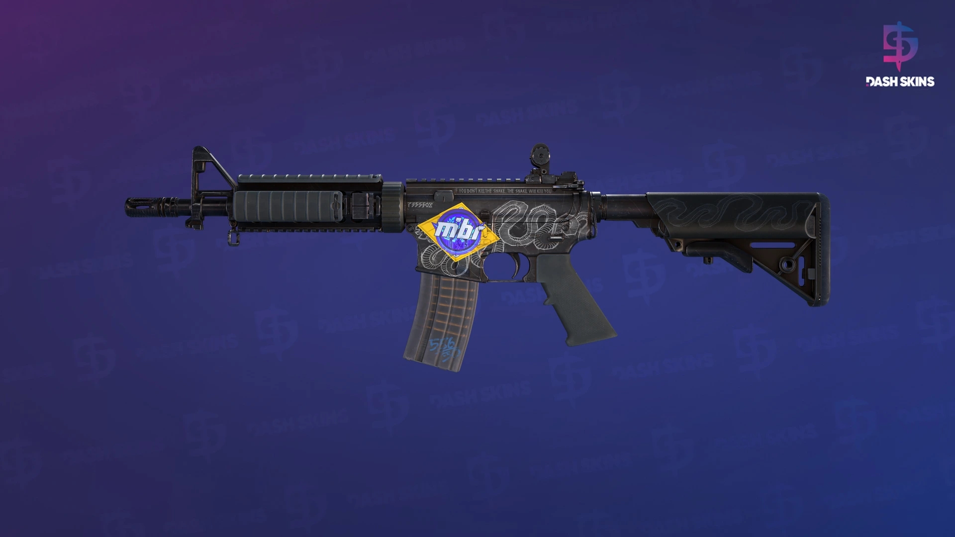 M4A4 | Etch Lord (Minimal Wear) Screenshot Playside