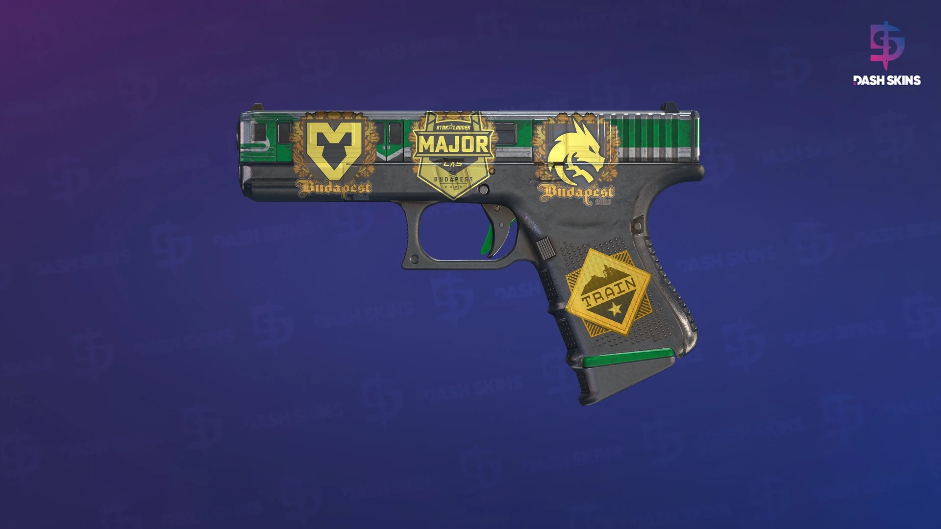 Souvenir Glock-18 | Green Line (Field-Tested) Screenshot Playside