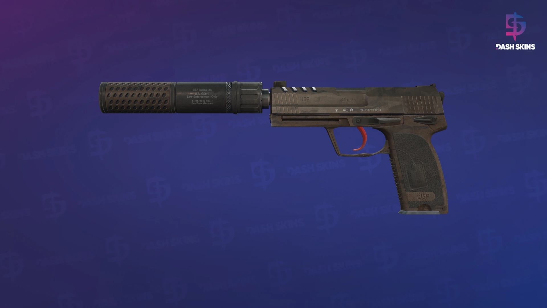 USP-S | Desert Tactical (Well-Worn) Screenshot Playside