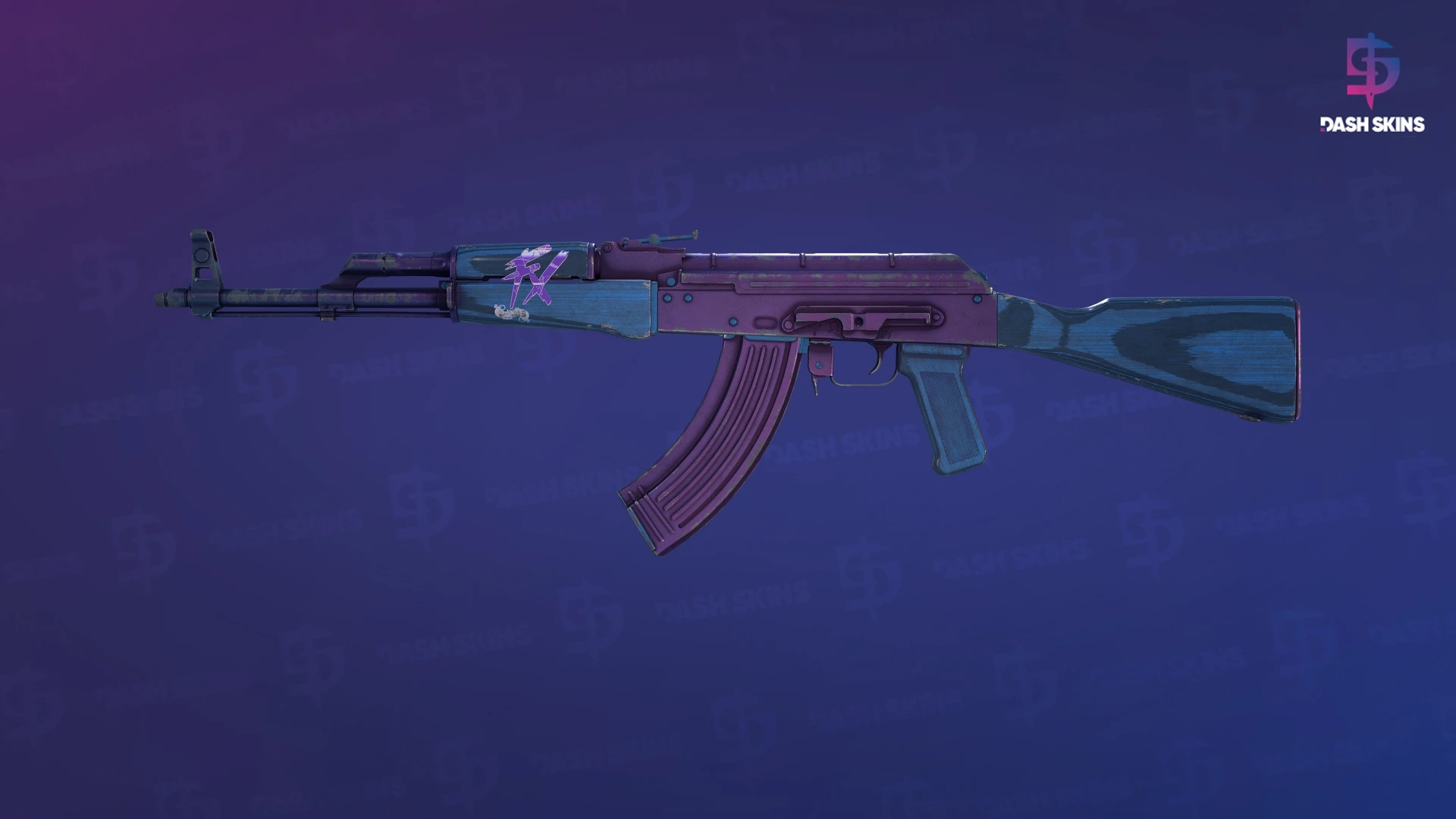 AK-47 | Midnight Laminate (Field-Tested) Screenshot Playside