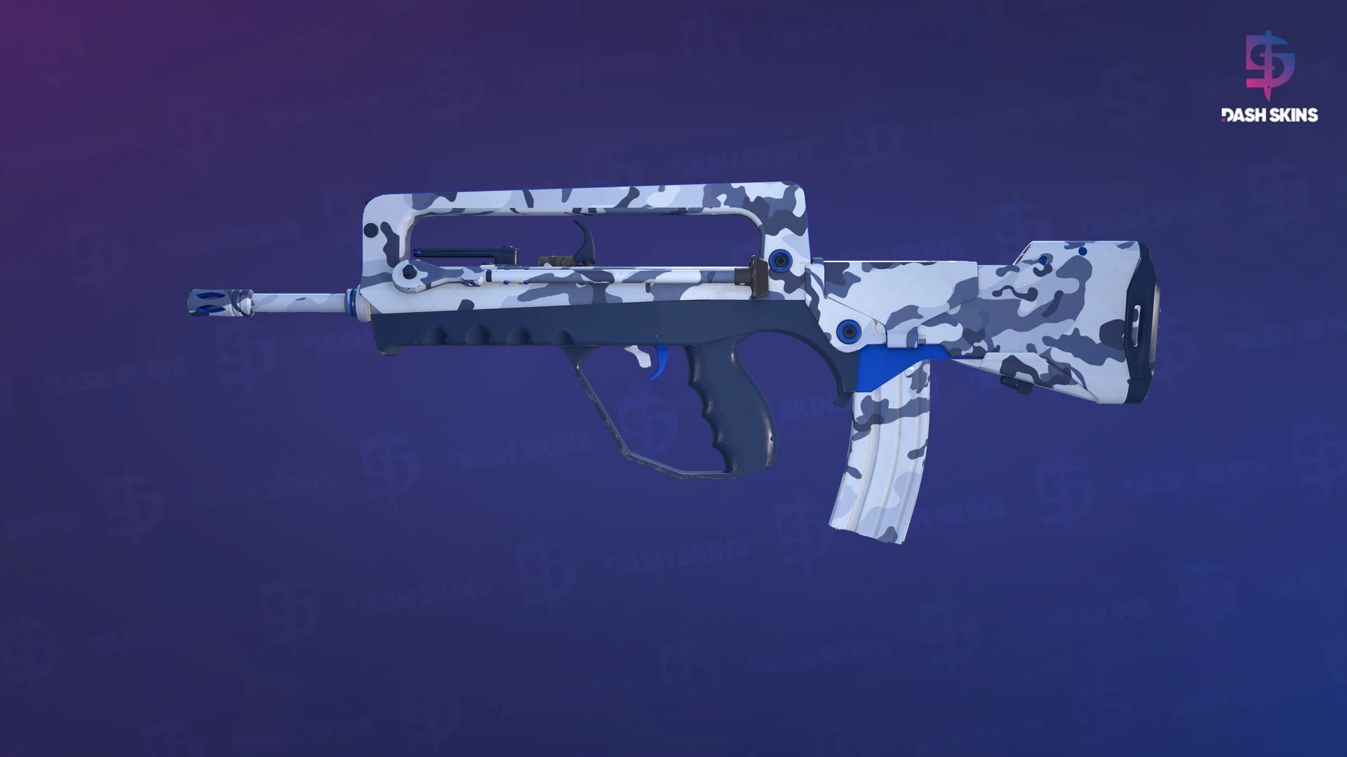FAMAS | Yeti Camo (Minimal Wear) Screenshot Playside