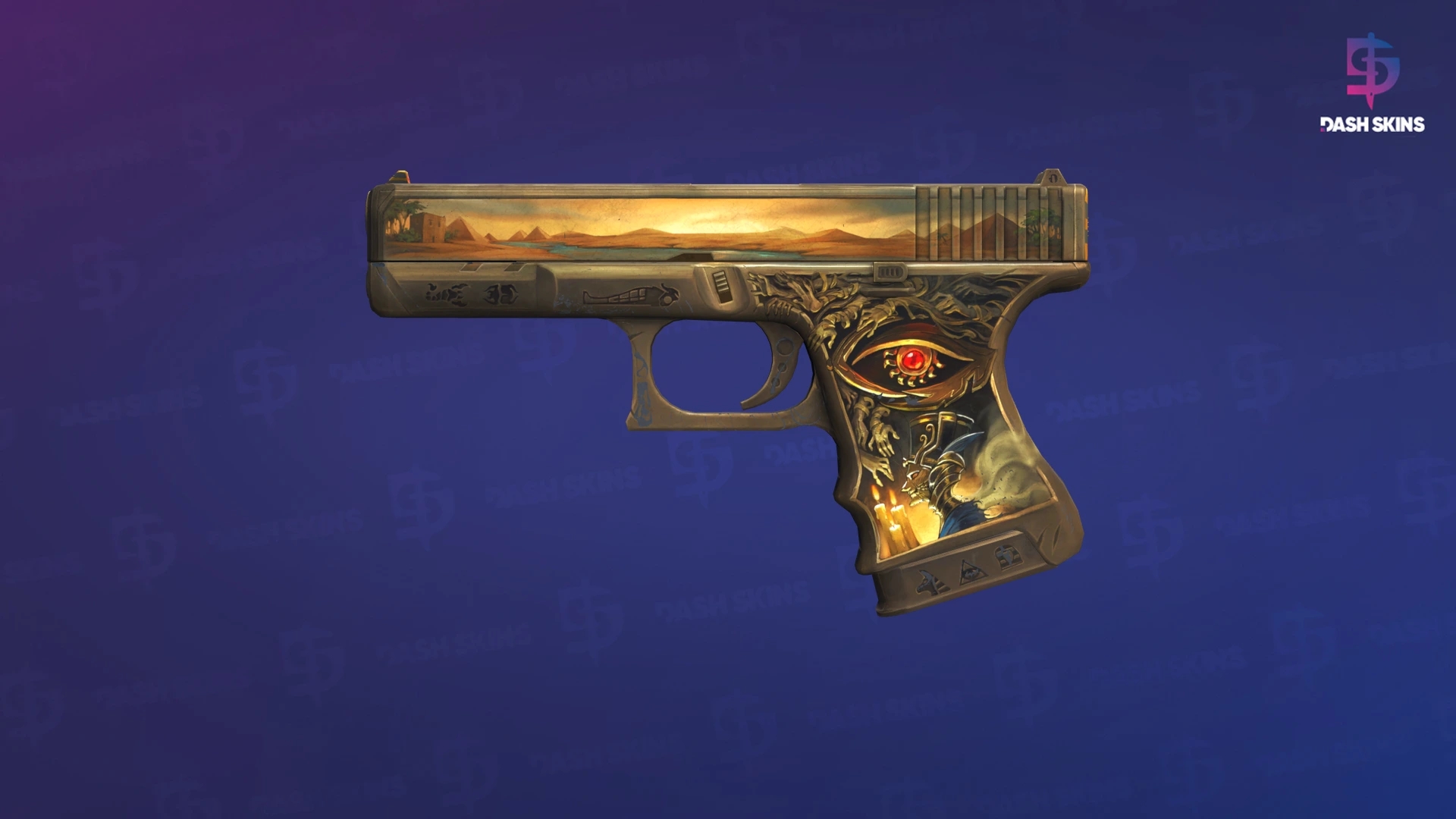 Glock-18 | Ramese's Reach (Minimal Wear) Screenshot Playside