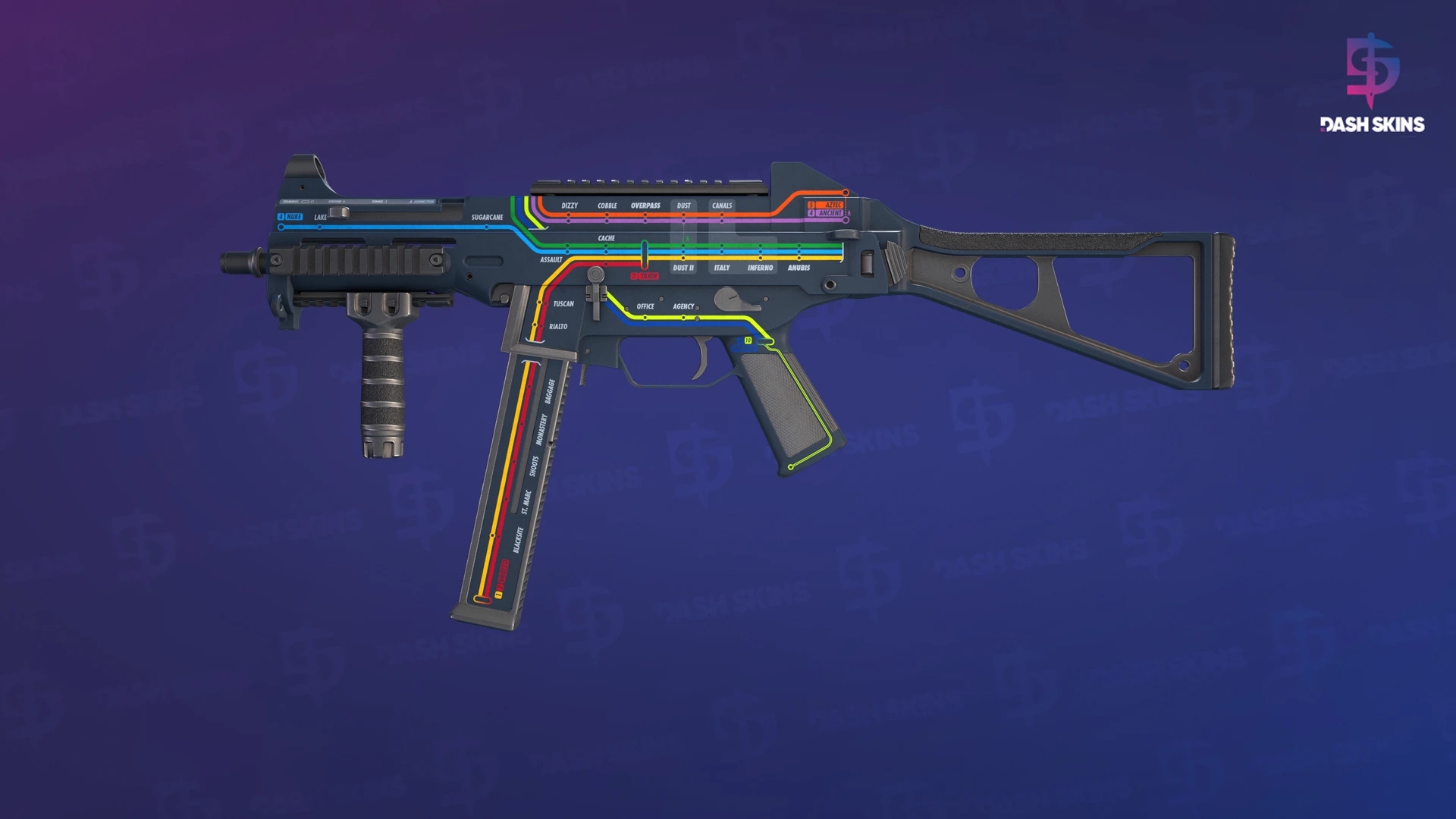 UMP-45 | Late Night Transit (Field-Tested) Screenshot Playside
