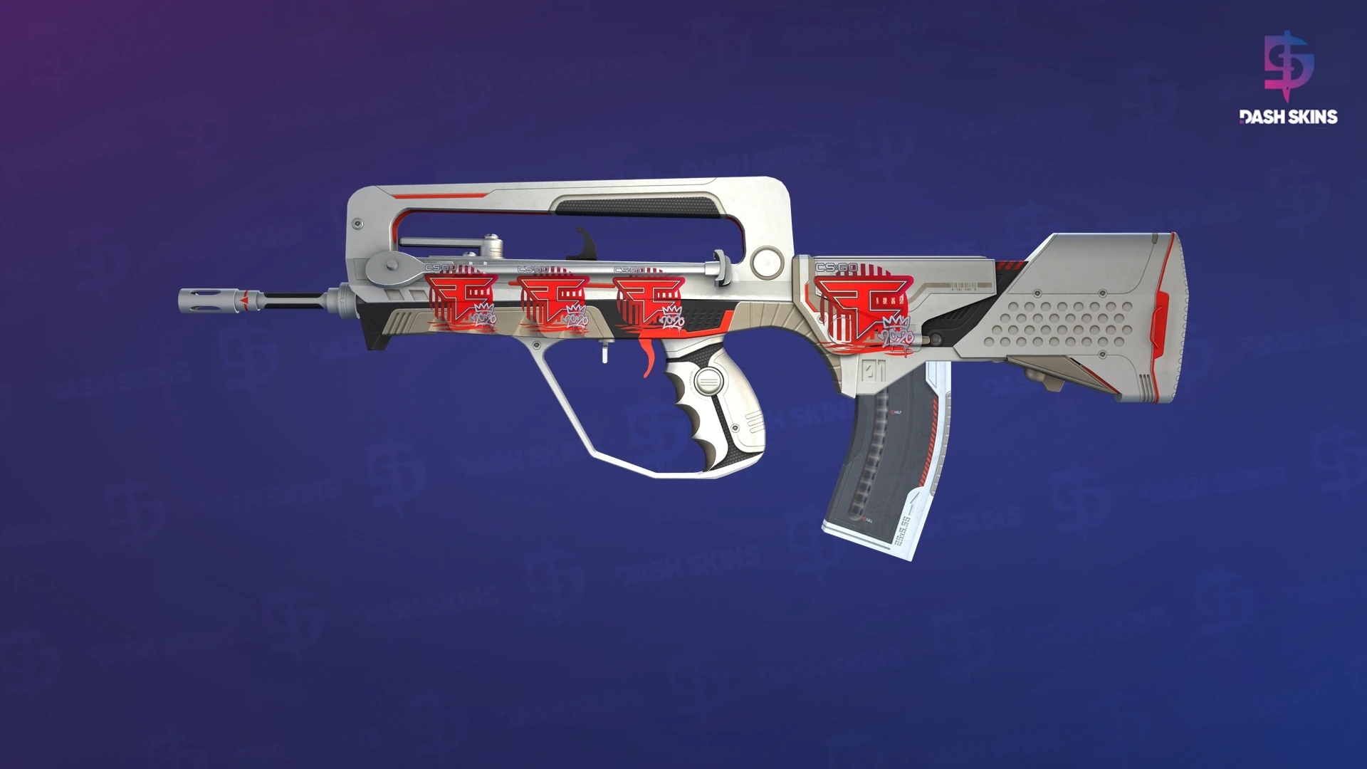 FAMAS | Mecha Industries (Minimal Wear) Screenshot Playside