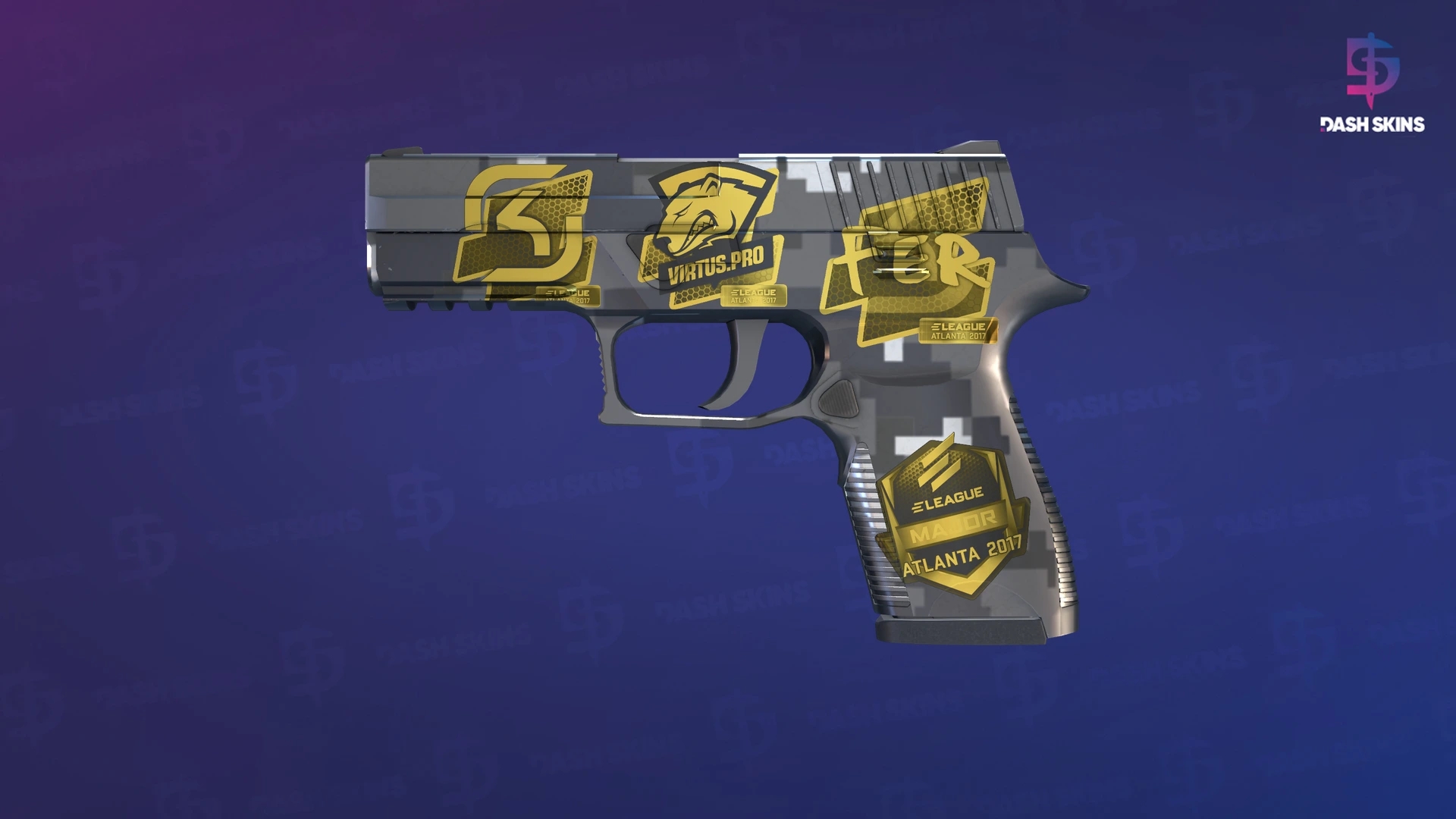 Souvenir P250 | Metallic DDPAT (Factory New) Screenshot Playside
