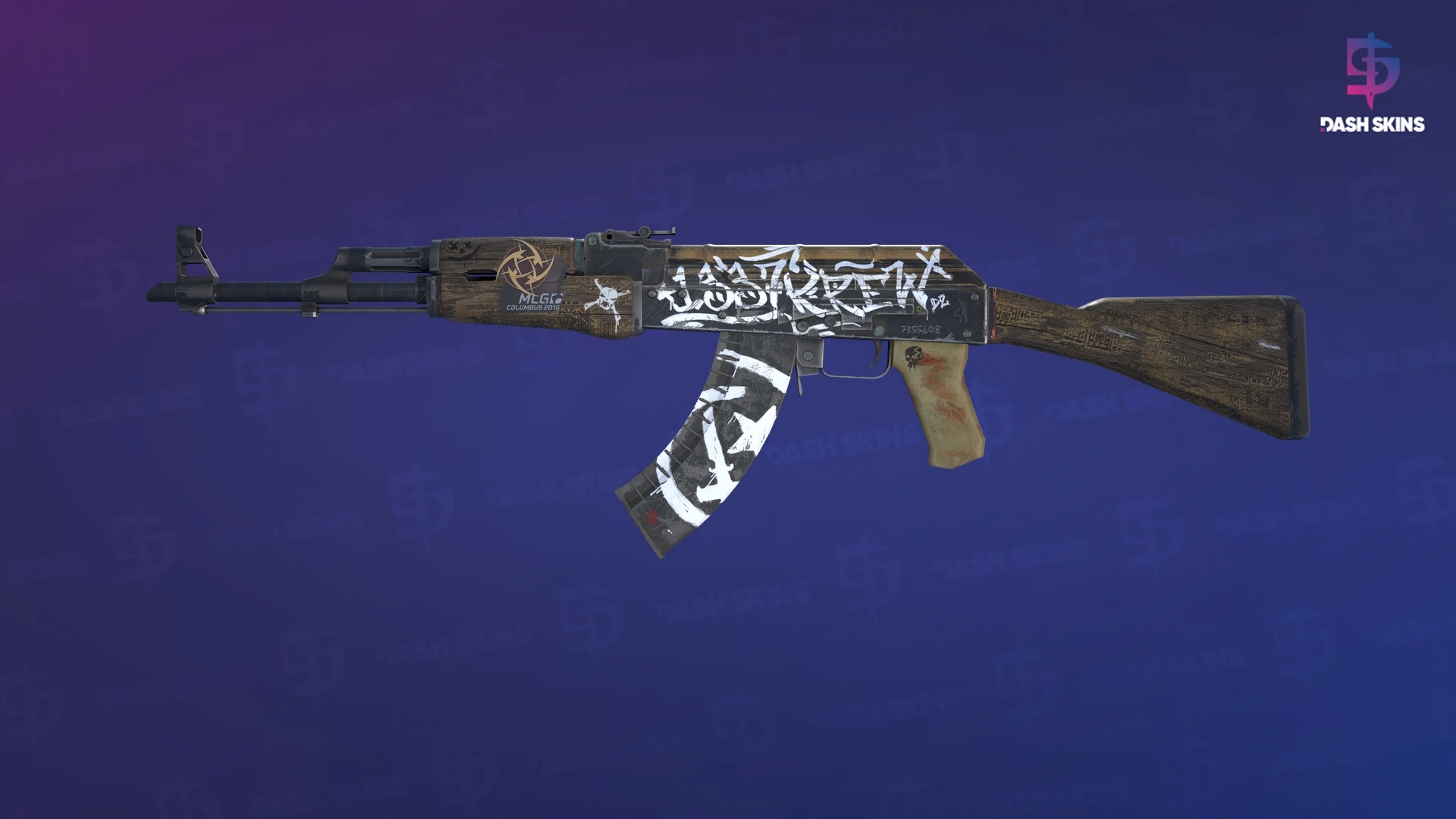 AK-47 | Wasteland Rebel (Field-Tested) Screenshot Playside