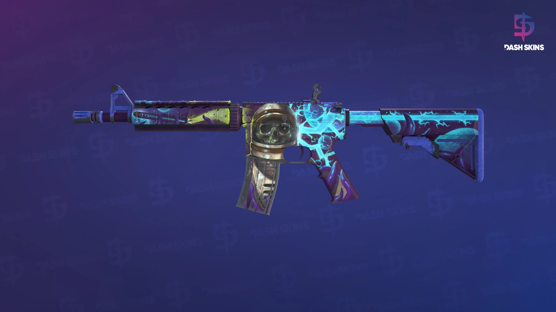 M4A4 | Desolate Space (Battle-Scarred) Screenshot Playside