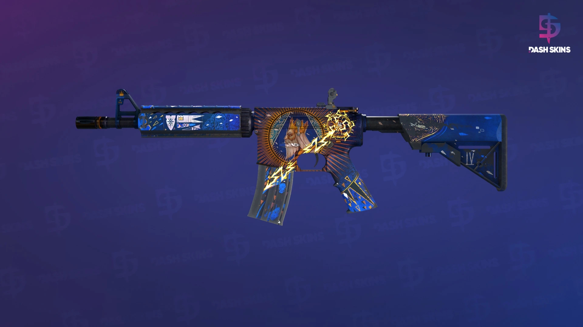 M4A4 | The Emperor (Battle-Scarred) Screenshot Playside