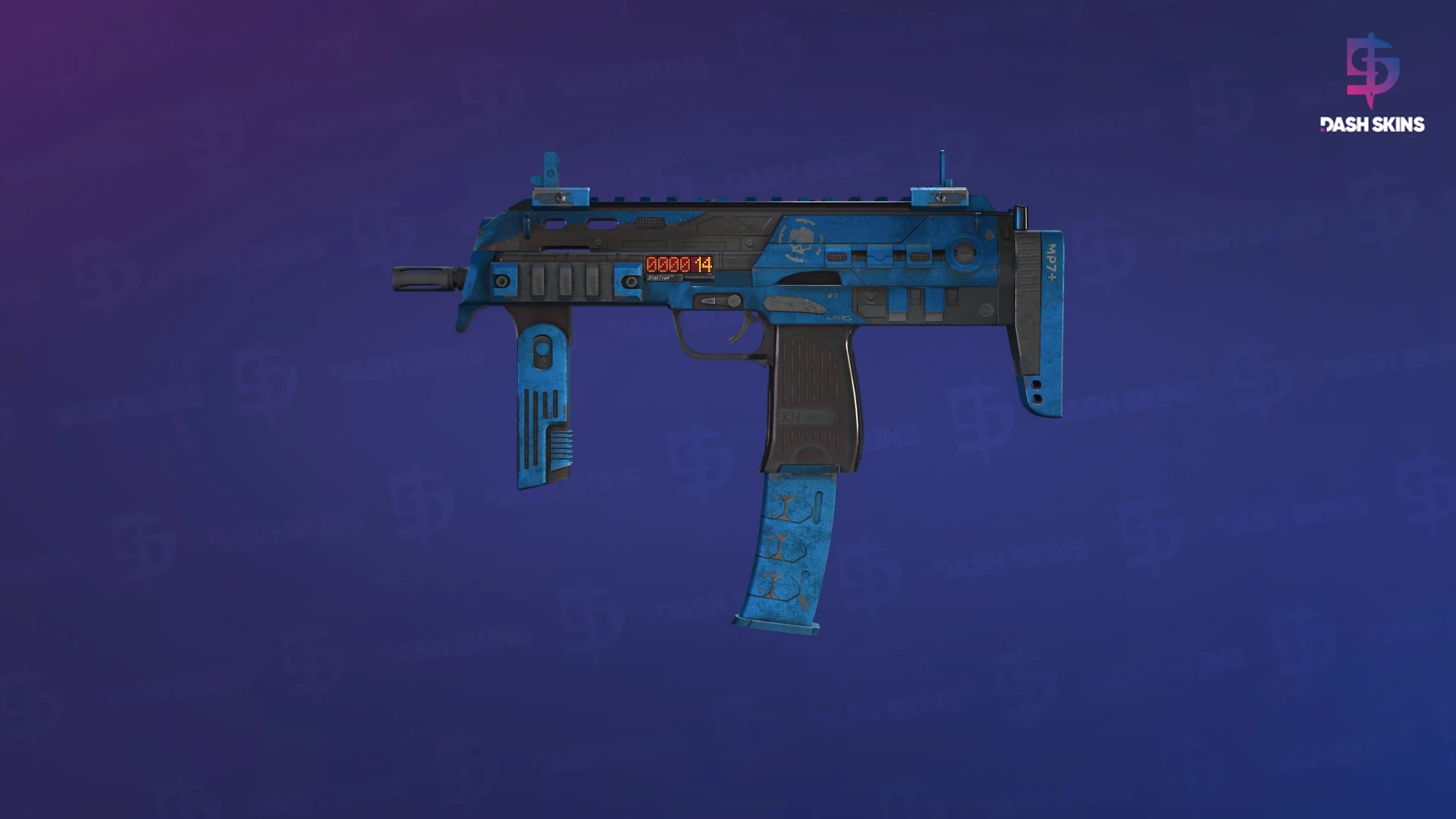 StatTrak™ MP7 | Cirrus (Battle-Scarred) Screenshot Playside