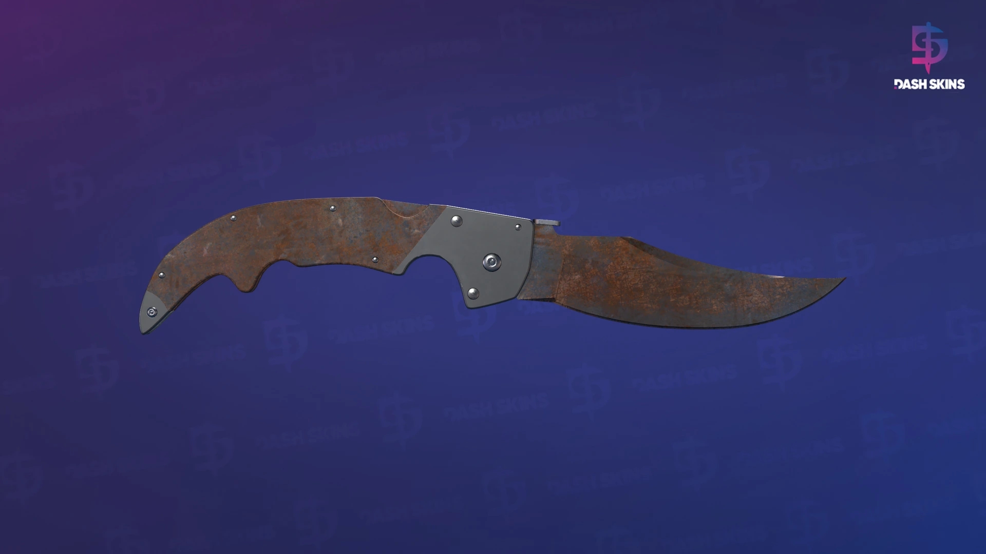 ★ Falchion Knife | Rust Coat (Battle-Scarred) Screenshot Playside