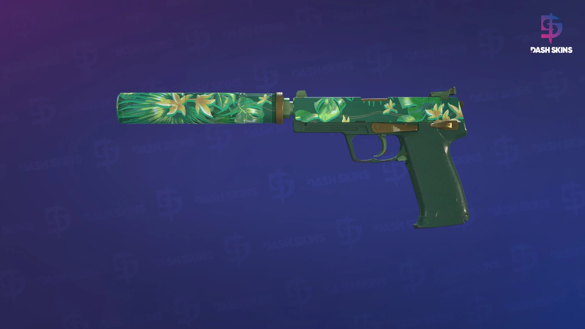 USP-S | Tropical Breeze (Minimal Wear) Screenshot Playside