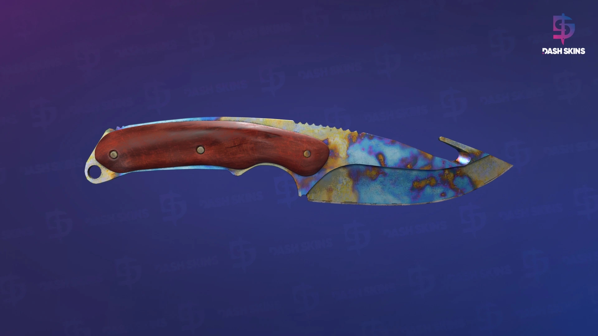 ★ Gut Knife | Case Hardened (Well-Worn) Screenshot Playside