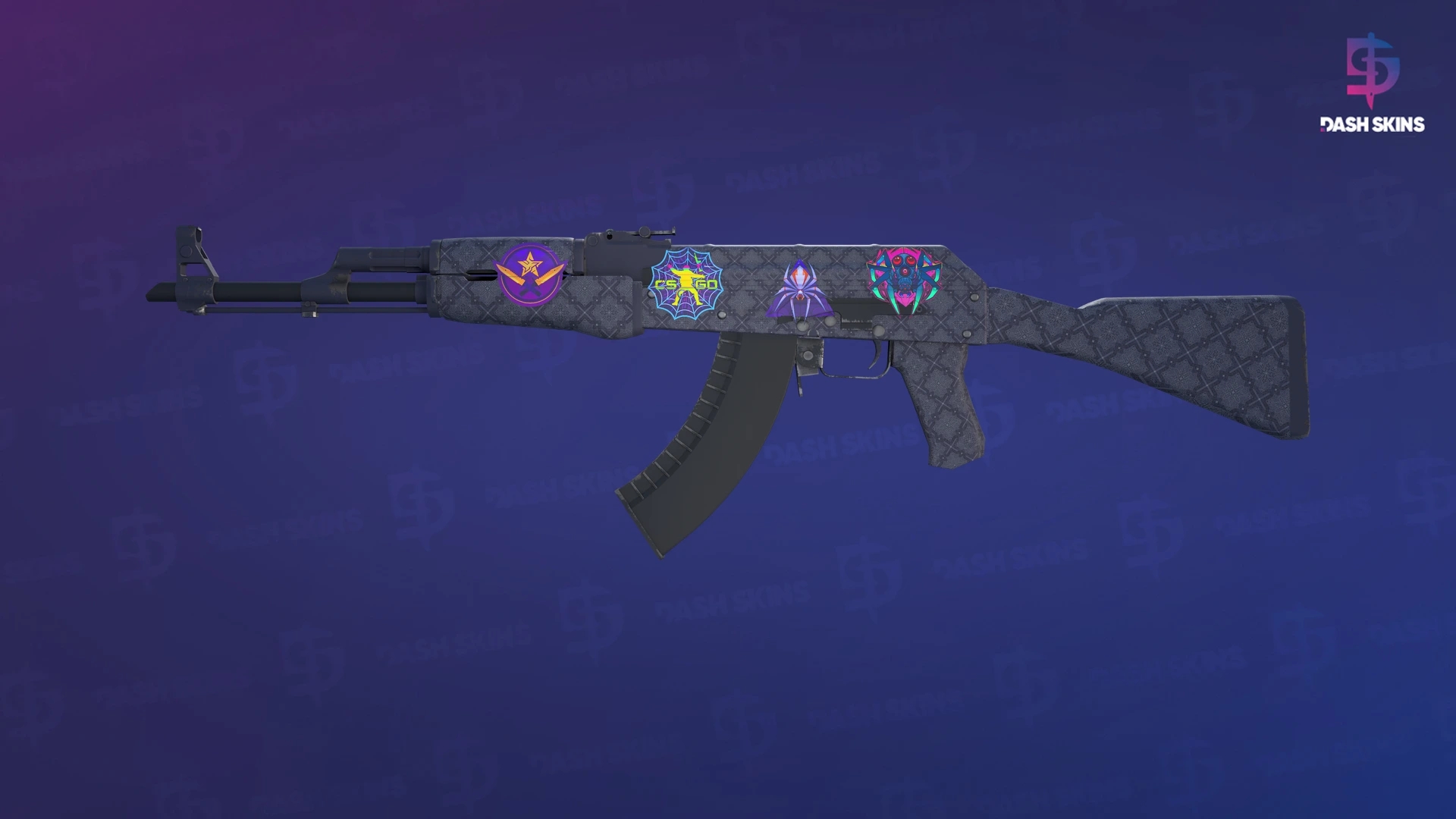 AK-47 | Baroque Purple (Minimal Wear) Screenshot Playside