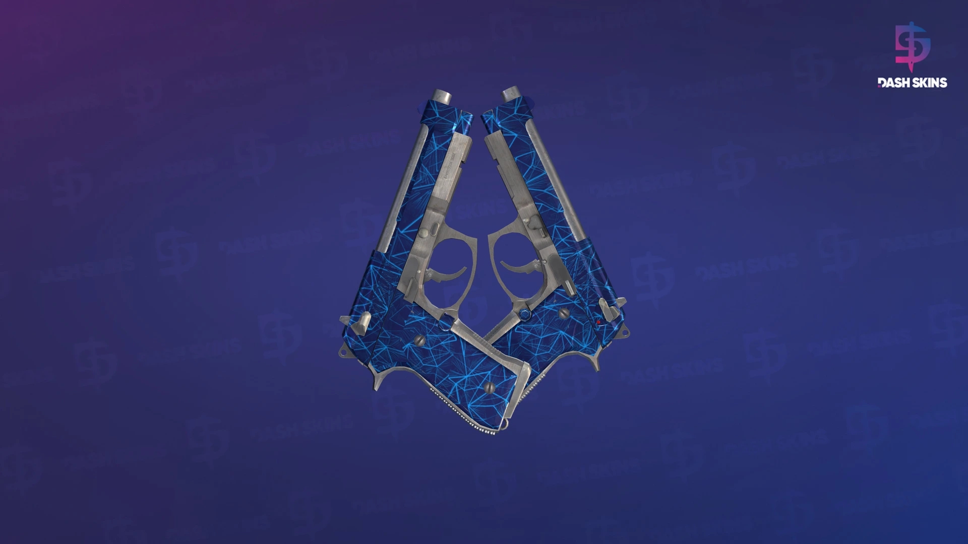 Dual Berettas | Cobalt Quartz (Factory New) Screenshot Playside