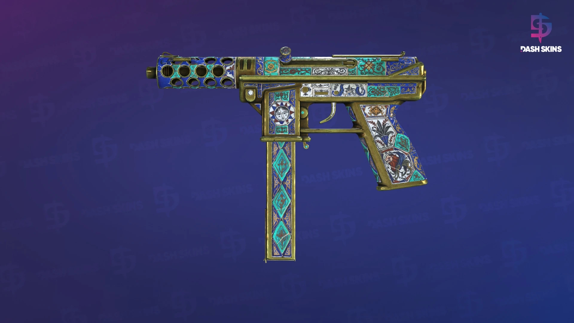 Tec-9 | Sultan (Battle-Scarred) Screenshot Playside
