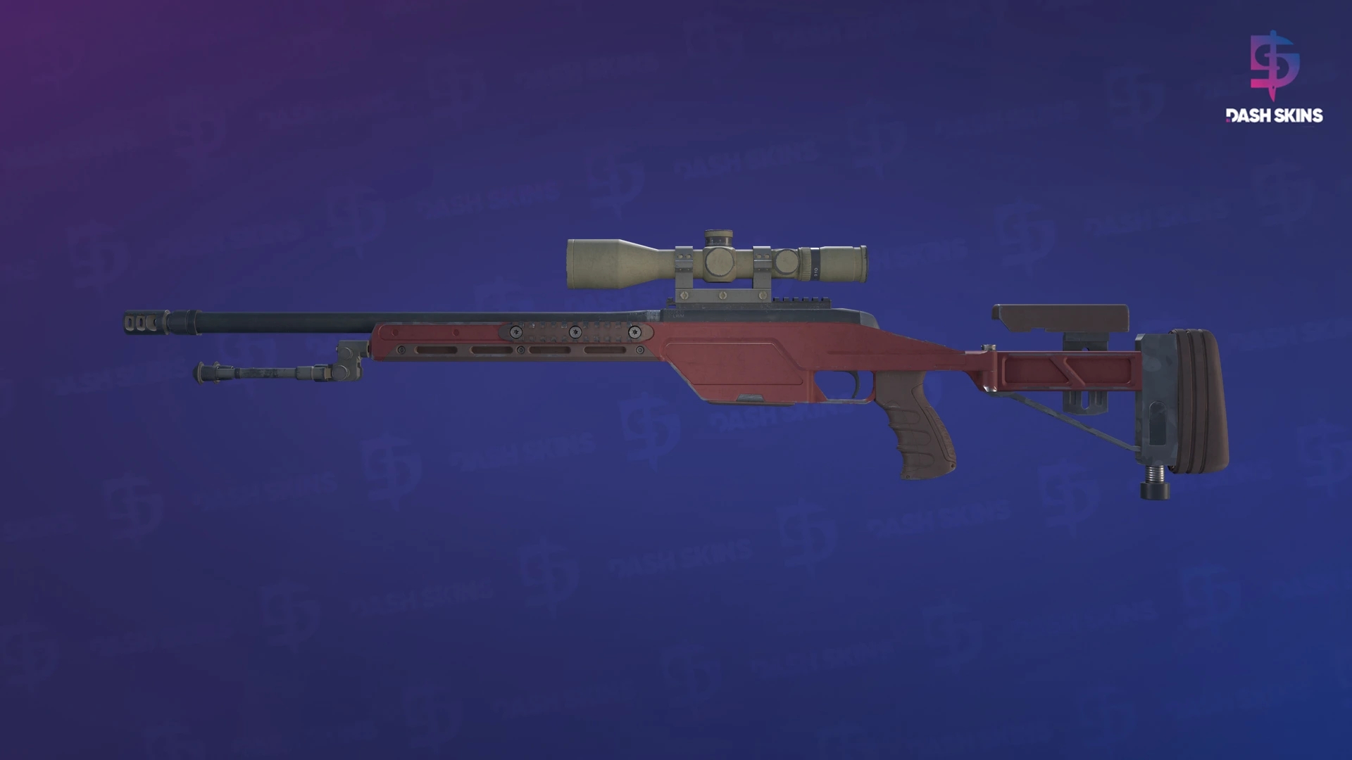 SSG 08 | Red Stone (Field-Tested) Screenshot Playside