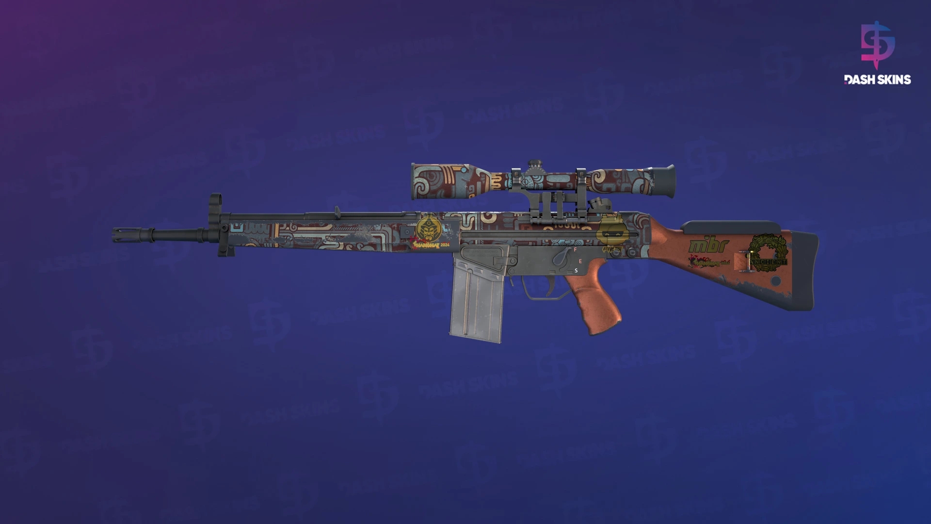 Souvenir G3SG1 | Ancient Ritual (Field-Tested) Screenshot Playside