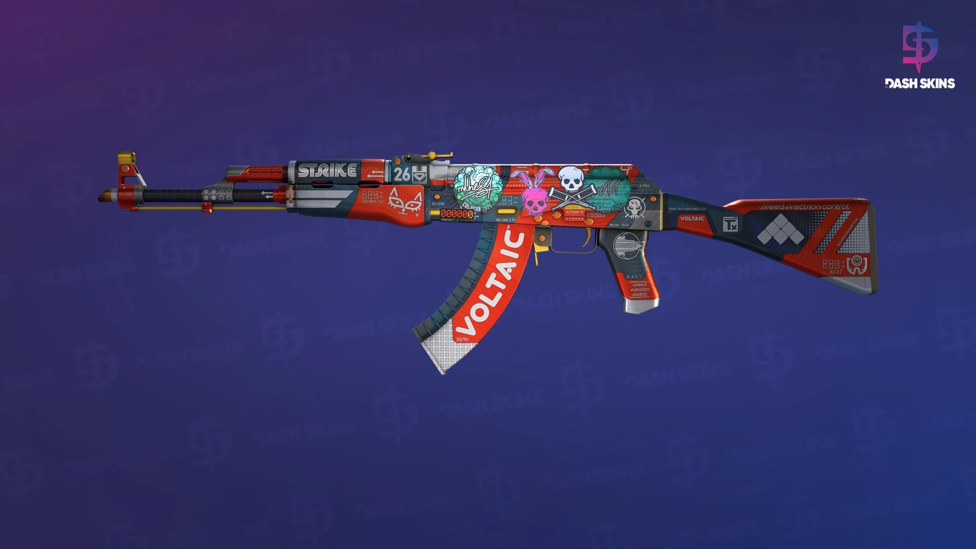 StatTrak™ AK-47 | Bloodsport (Factory New) Screenshot Playside
