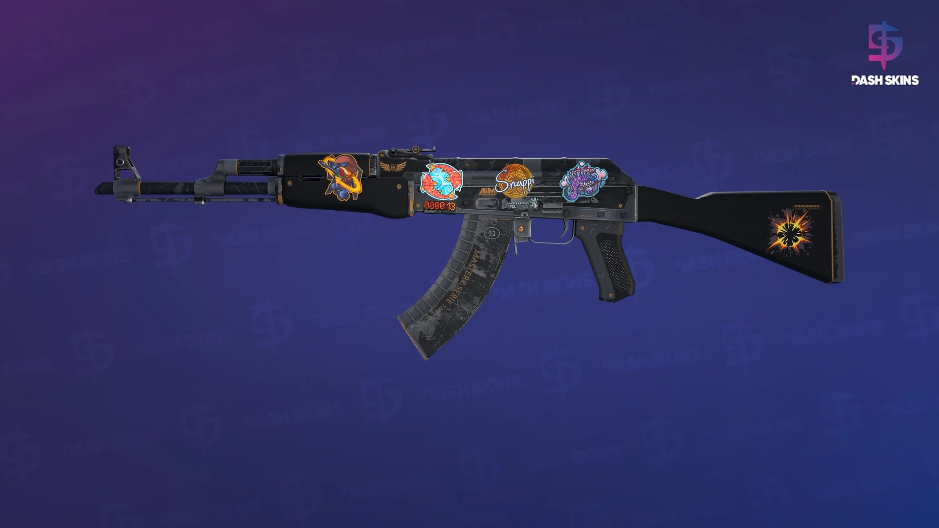 StatTrak™ AK-47 | Elite Build (Well-Worn) Screenshot Playside