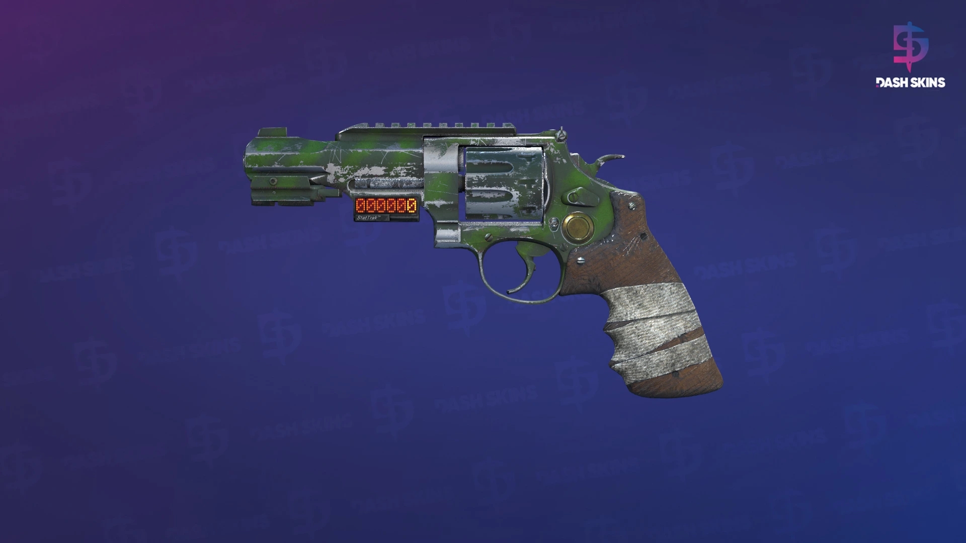 StatTrak™ R8 Revolver | Survivalist (Battle-Scarred) Screenshot Playside