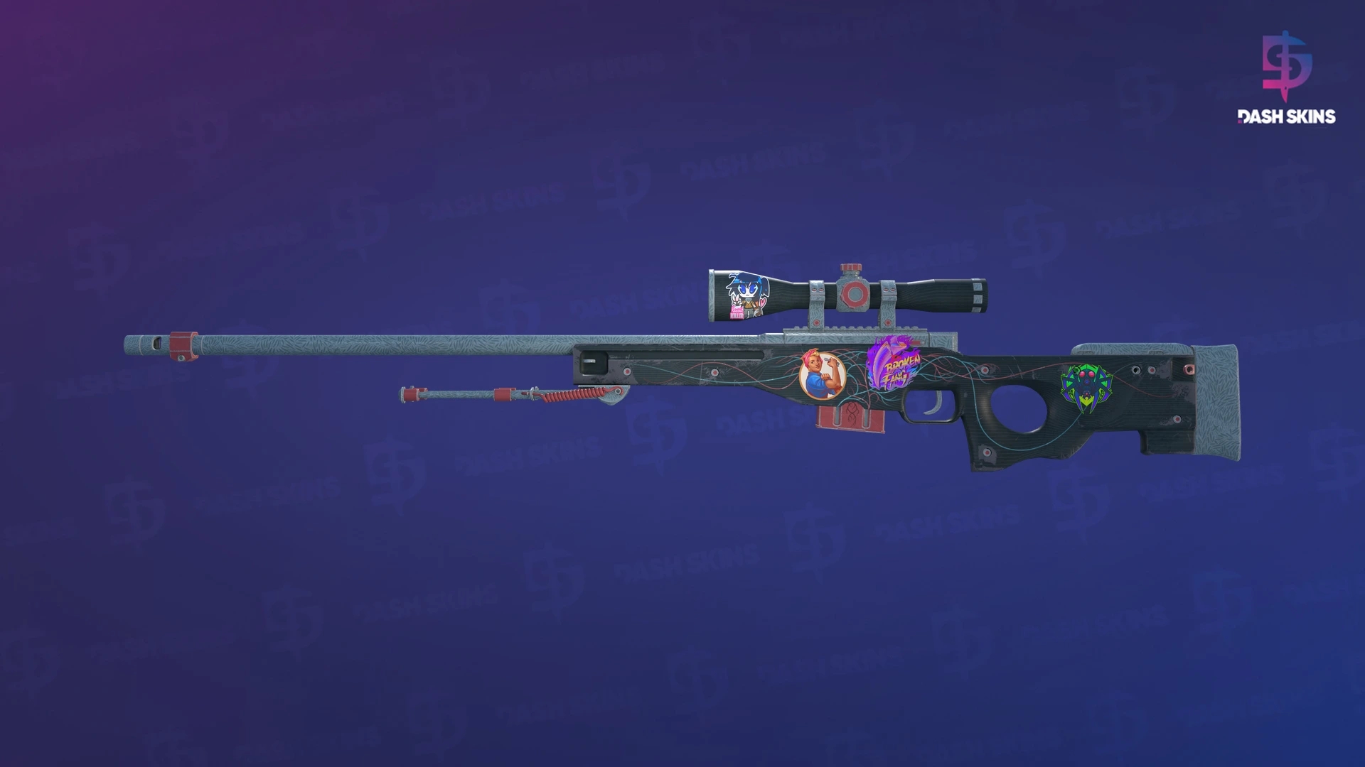 AWP | Capillary (Field-Tested) Screenshot Playside