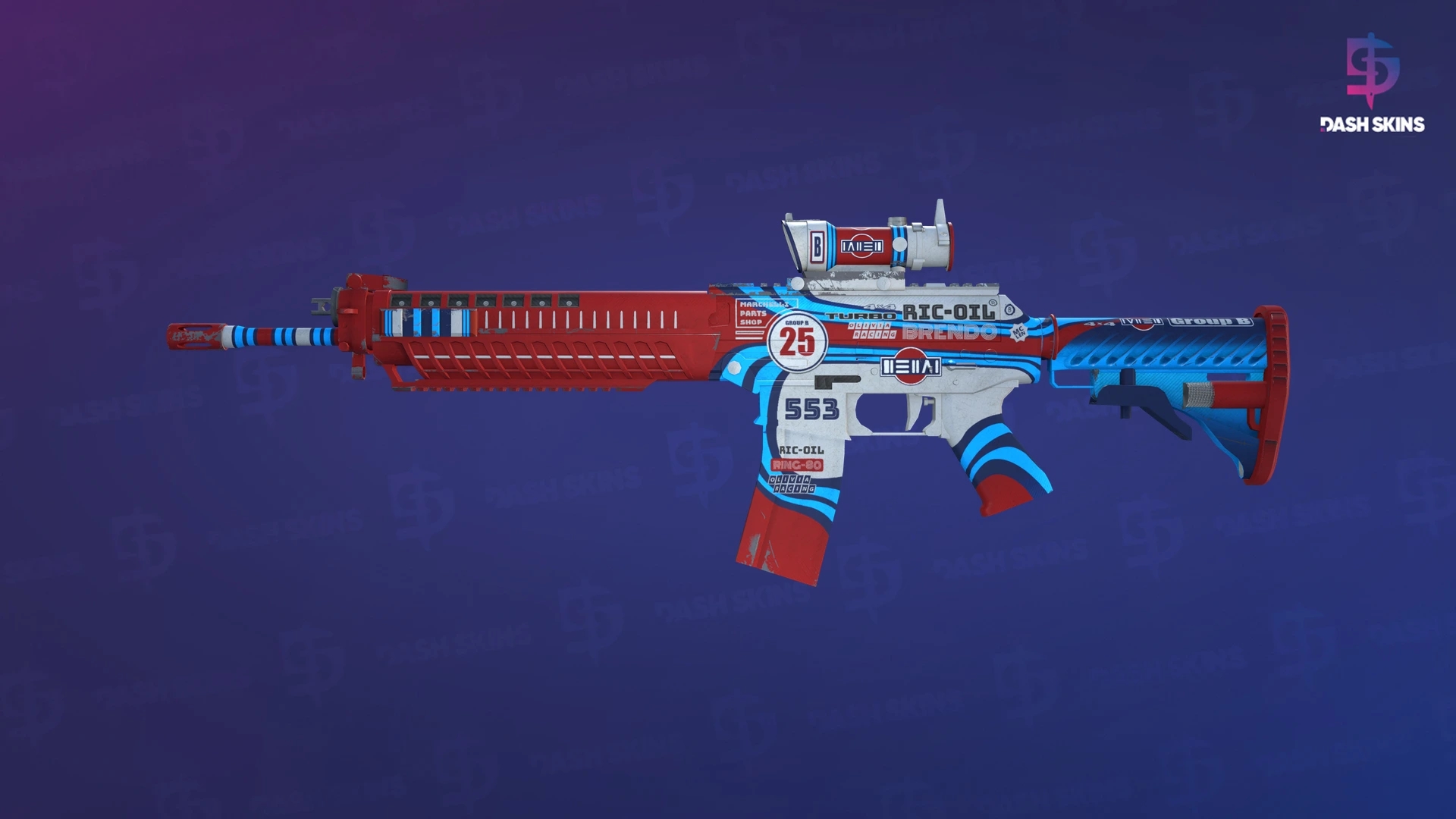 SG 553 | Integrale (Field-Tested) Screenshot Playside